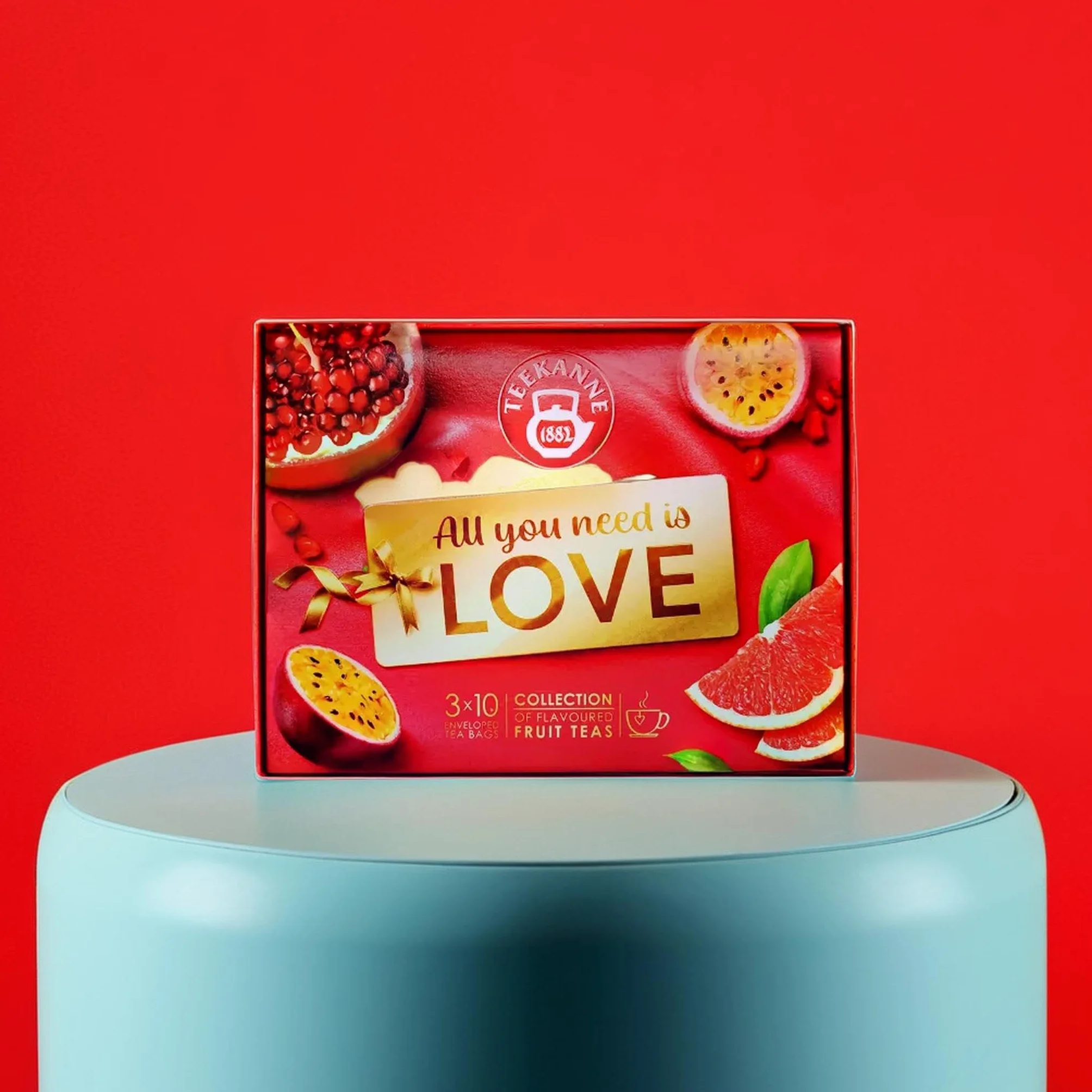 TEEKANNE LOVE Collection Box Fruit Tea Blend 3 x 10 Bags 67,5g