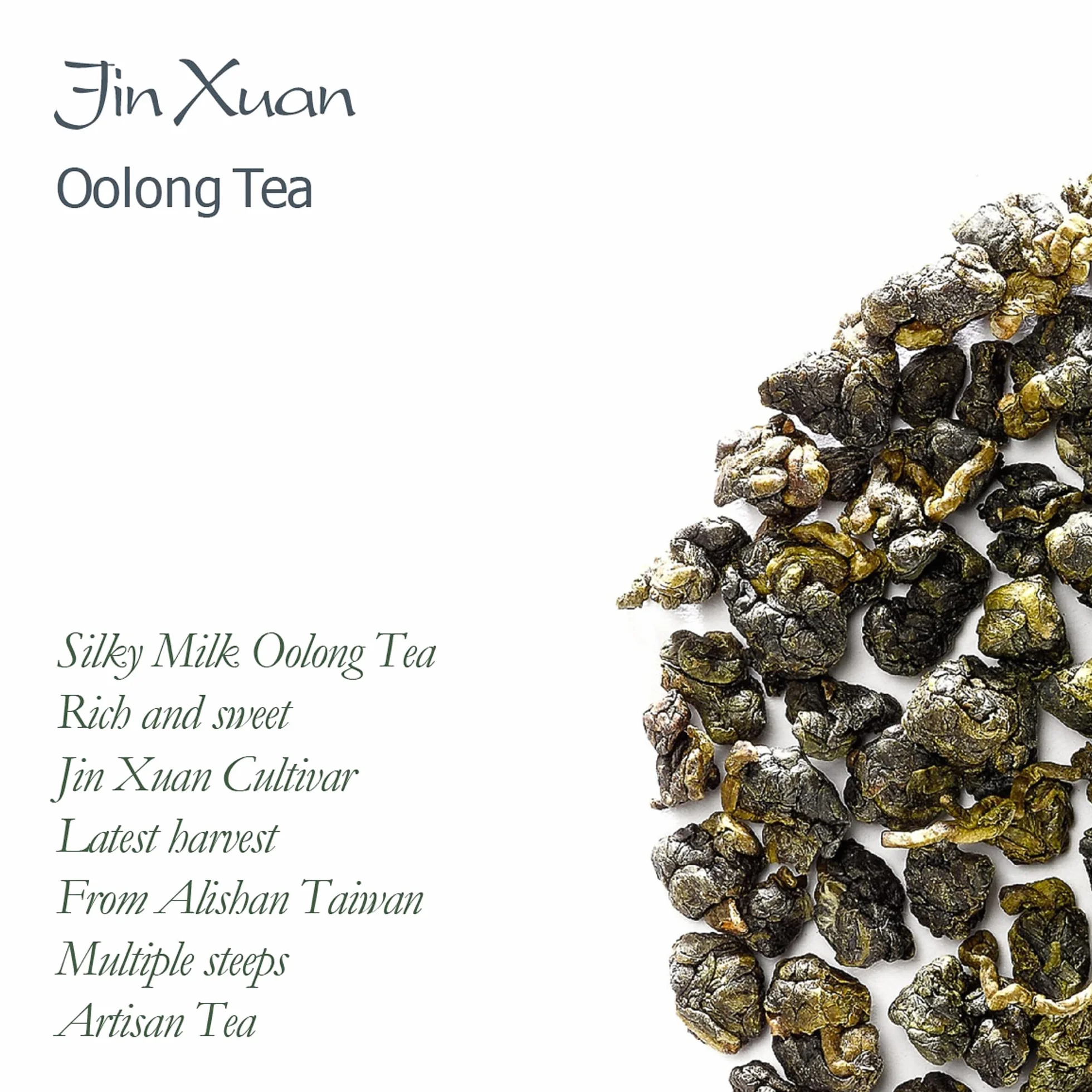 Jin Xuan Milk Oolong Tea 100g - Taiwanese Green Oolong Tea