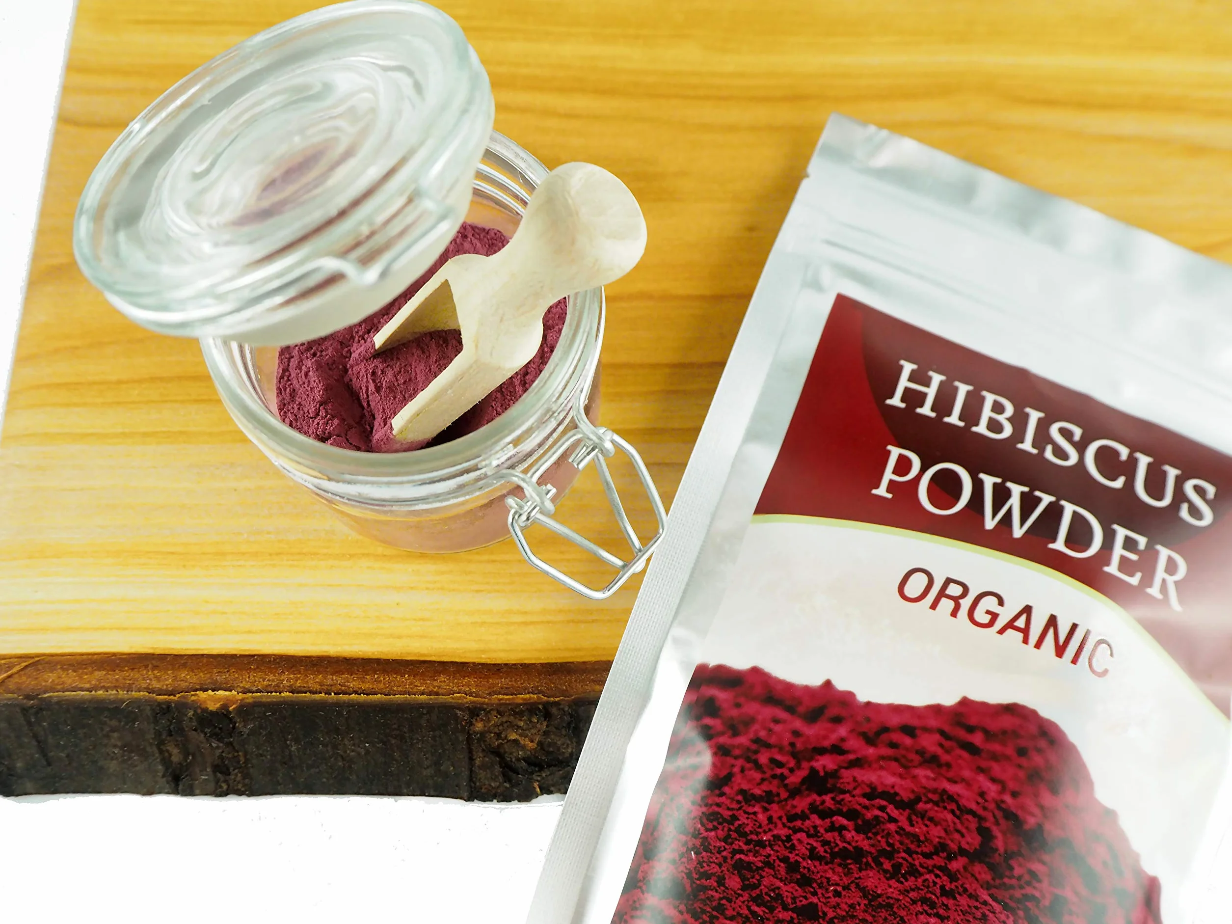 BIO Hibiskus proszek - w stylu matcha, proszek z hibiskusa 250G