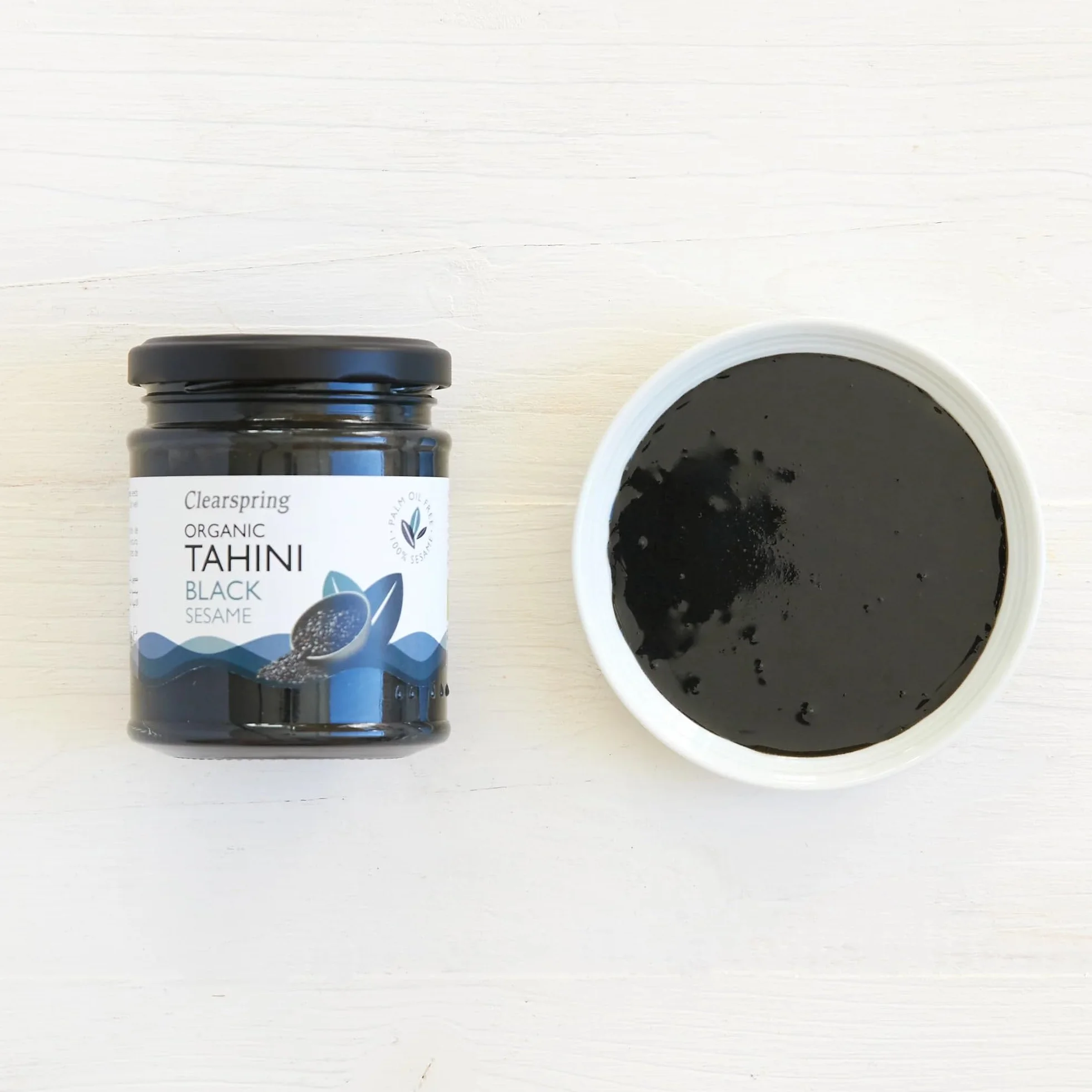 Clearspring Organiczne Tahini czarny sezam 170 g