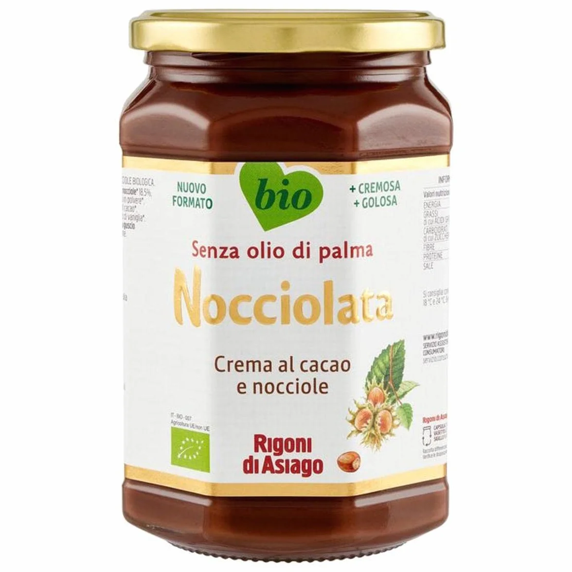 Crema all cacao e nocciole 650g Rigoni di Asiago krem ekologiczny kakaowy
