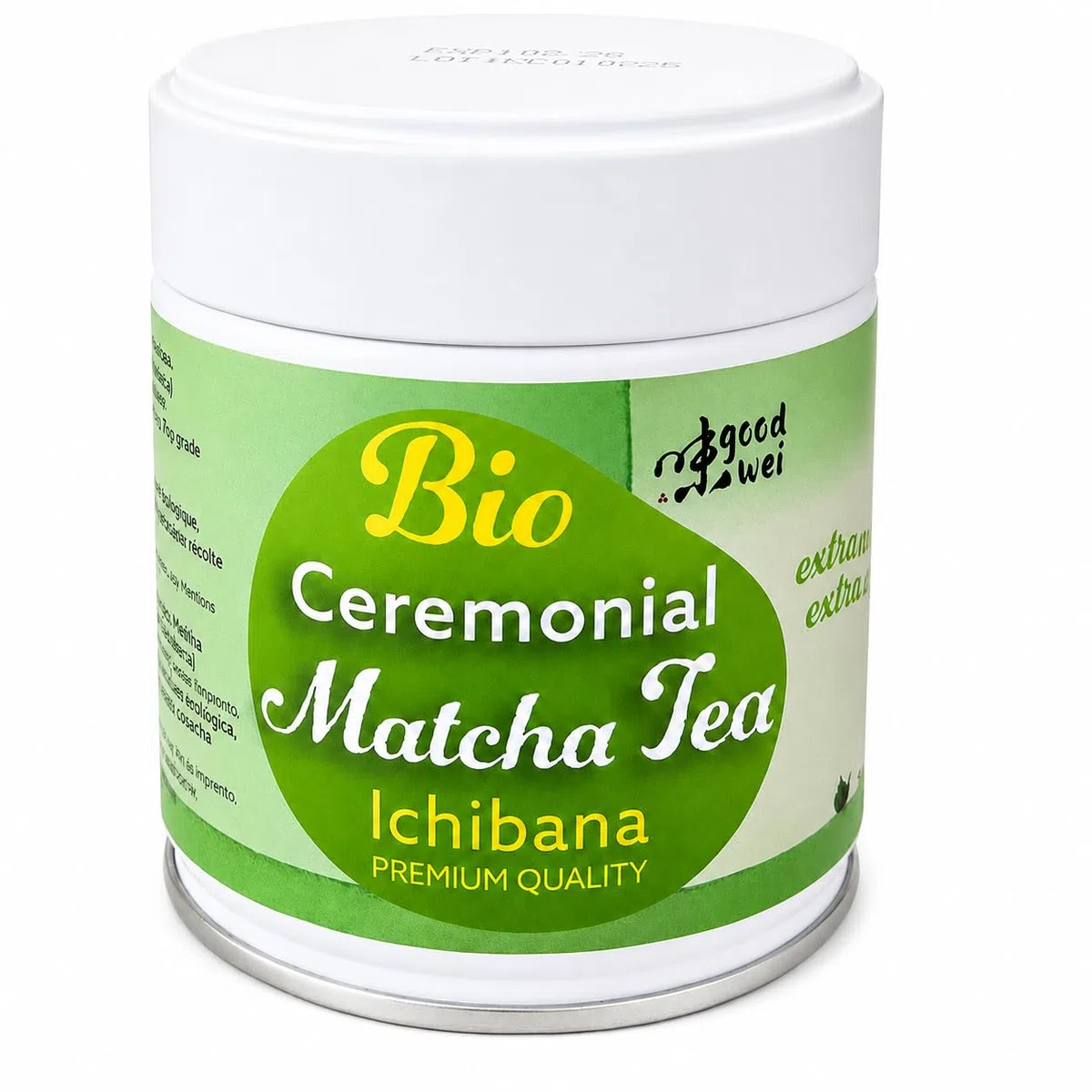 Goodwei Ceremonial Matcha Ichibana - Czysty organiczny proszek matcha z pierwszego zbioru o prawdziwej ceremonialnej jakości
