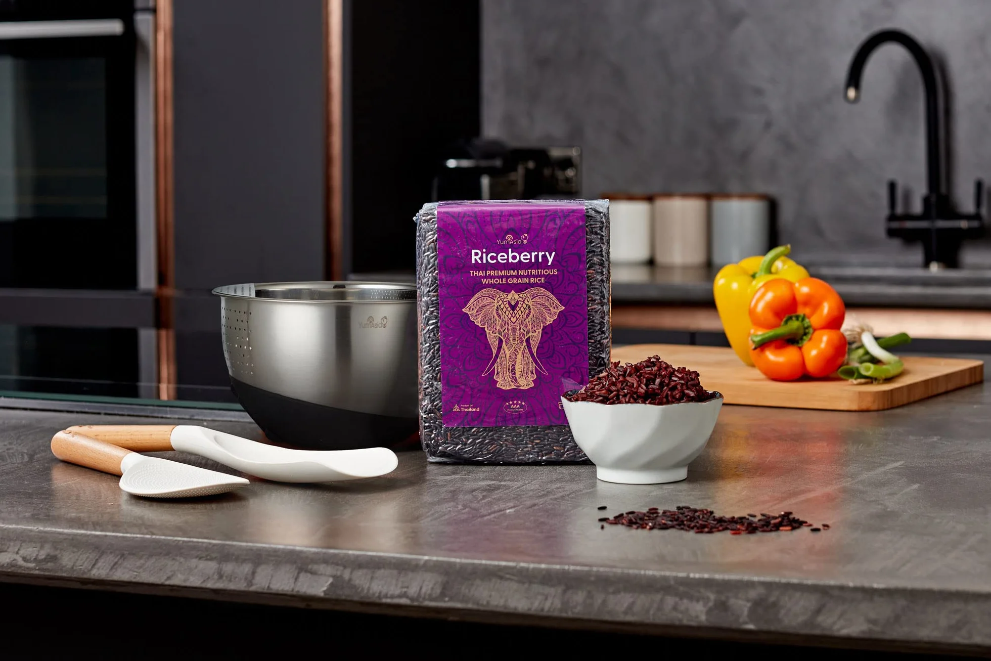 Yum Asia Thai Premium pożywna pełnoziarnista jagoda ryżowa - 1 kg