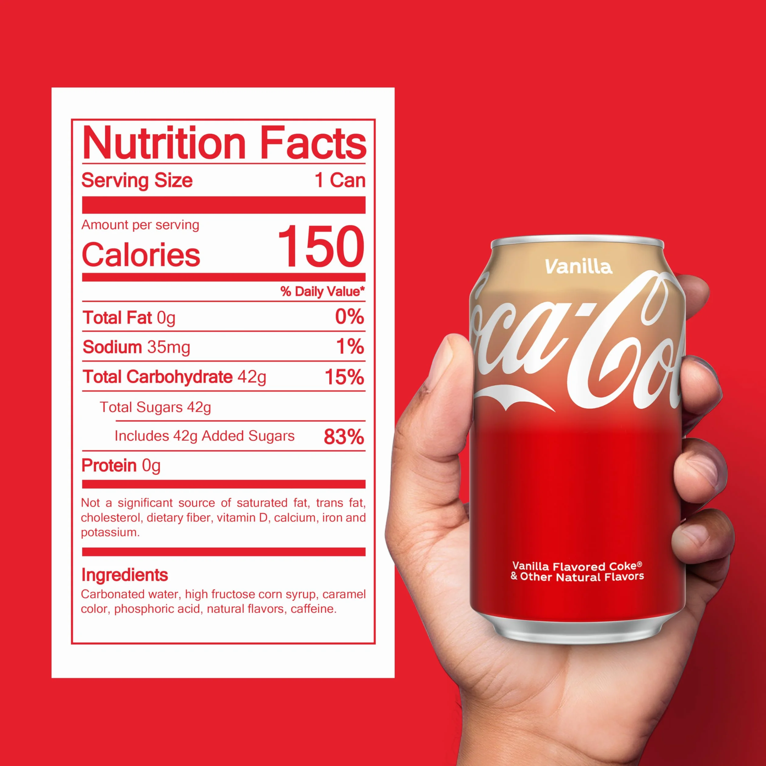 Coca-Cola Wanilia 330 ml (355 ml) – 12 sztuk