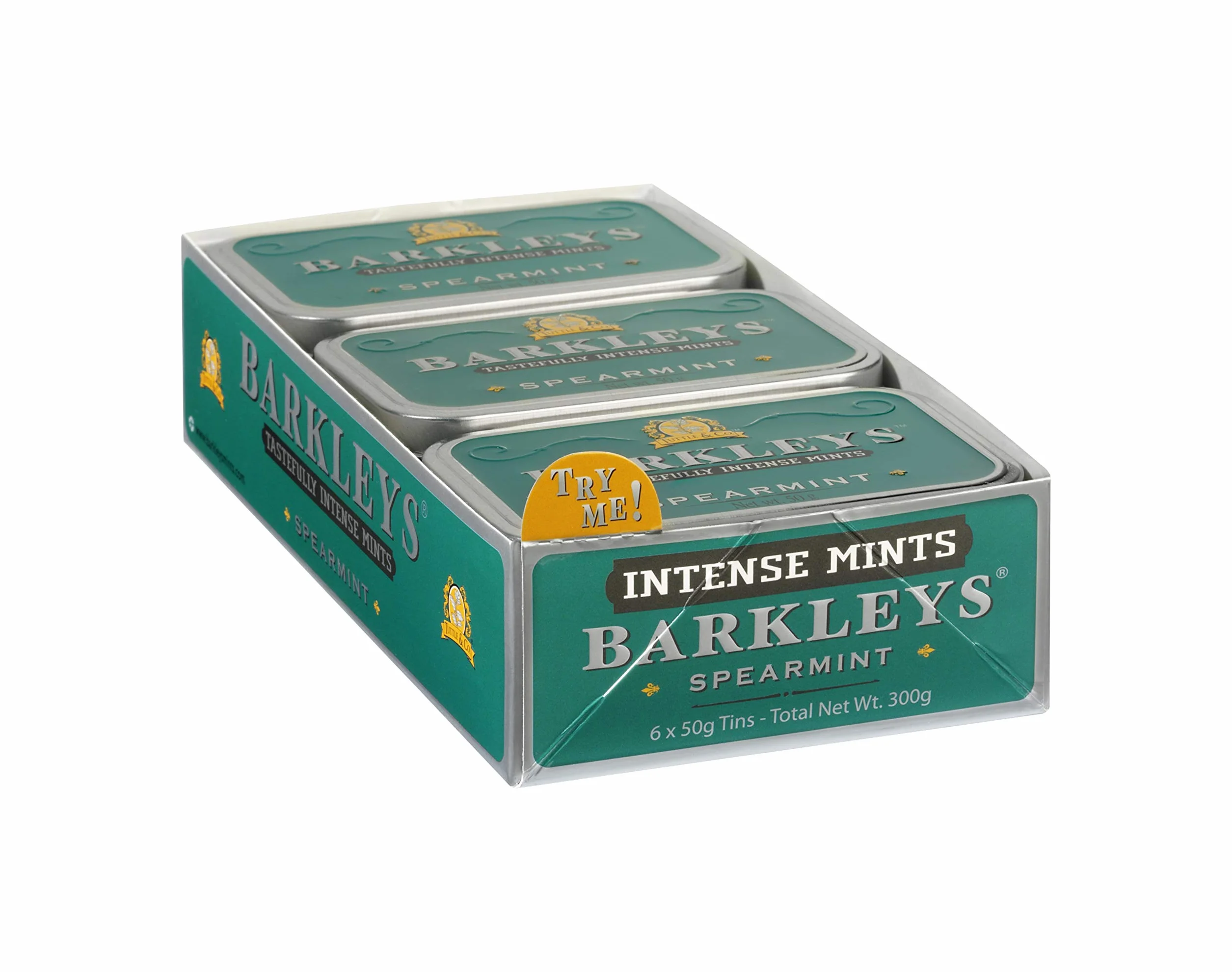 Barkleys Classic Mints - Spearmint, 6 szt., 6 szt. (6 x 50 g)