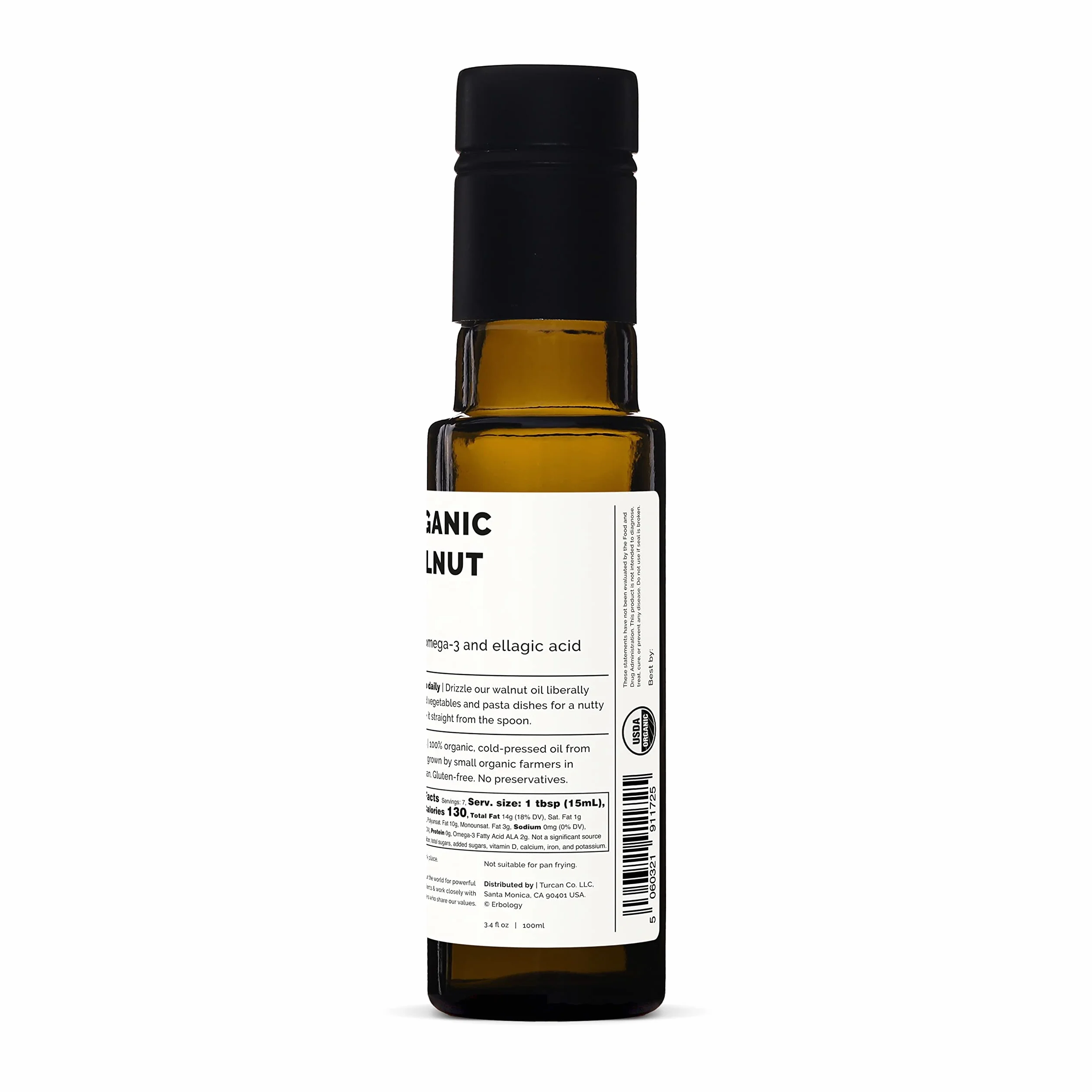 Erbology Organiczny olej z orzechów włoskich 100 ml