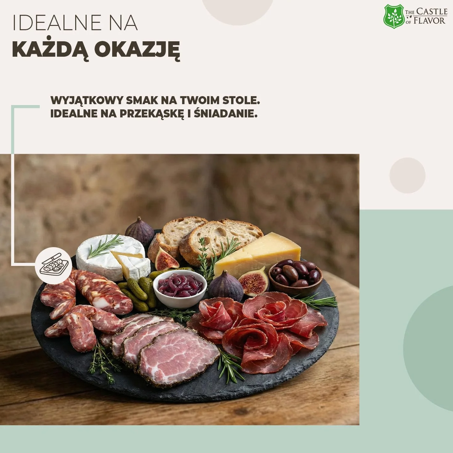 Dojrzała polędwica wieprzowa "Schab Wędzony" – marynowana z ziołami i tradycyjnie wędzona – delikatna wieprzowina – bez dodatków – 3x350 g