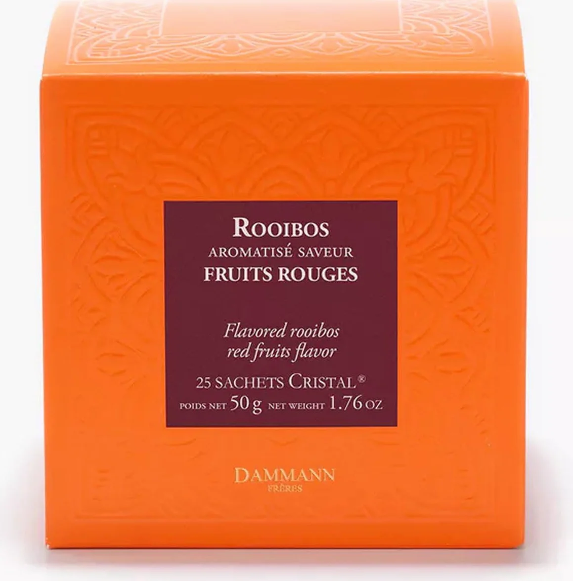 Dammann Teas Red Fruit Rooibos 25 kryształowych torebek na herbatę