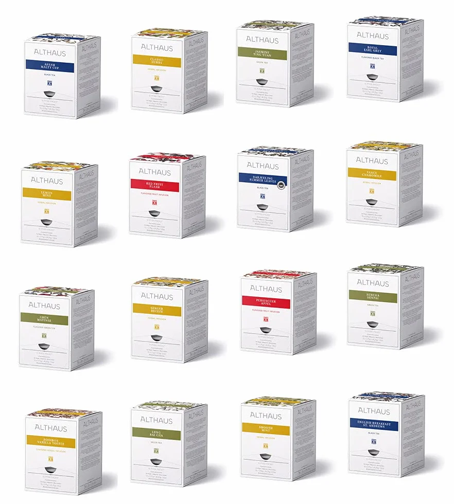 Althaus Herbata z perskiego jabłka - herbata owocowa w worku piramidowym PYRA PACK - aromatyzowana herbata owocowa o smaku jabłkowym - 15 x 2,75 g