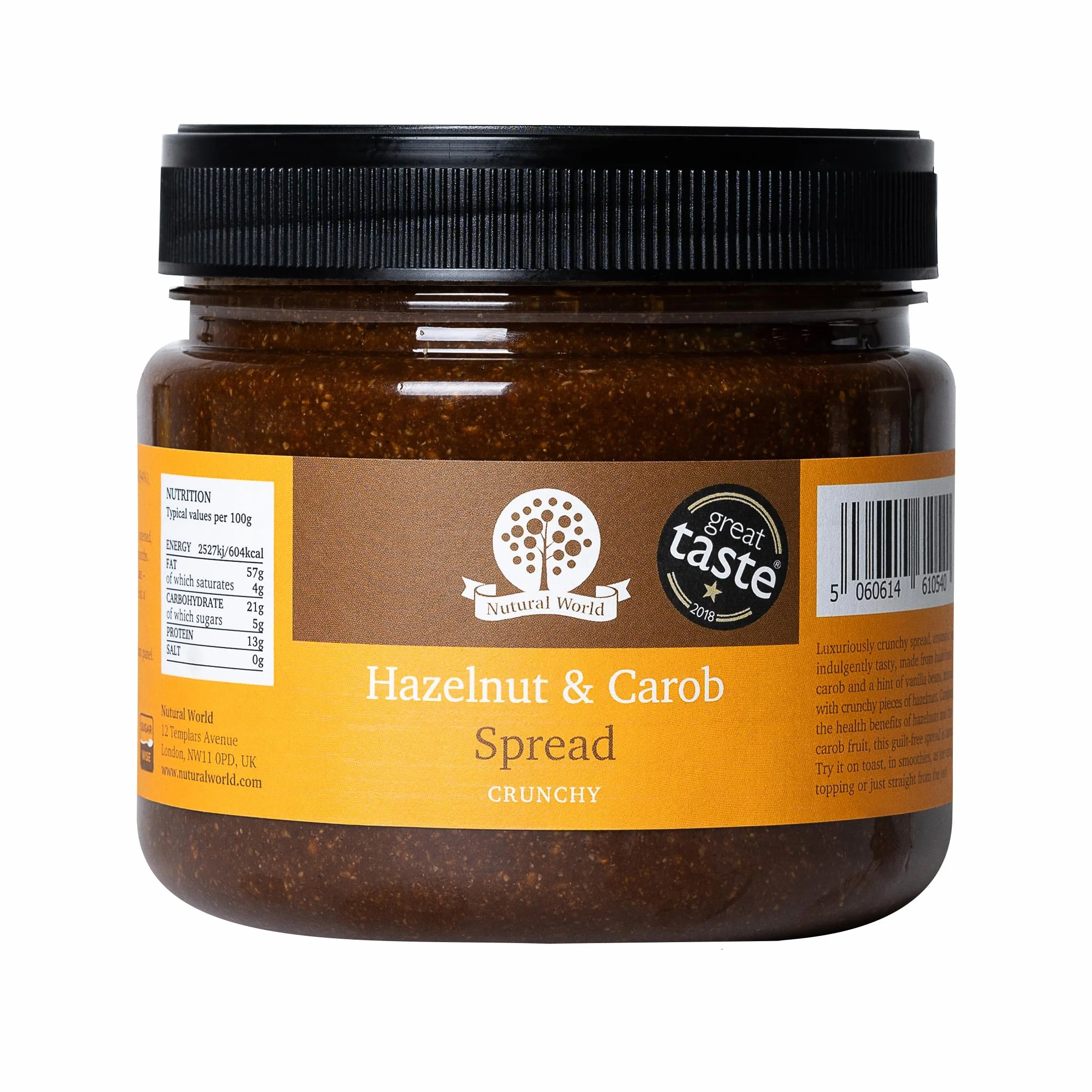 Nutural World - chrupiący orzech laskowy i chleb porzeczki (1 kg)