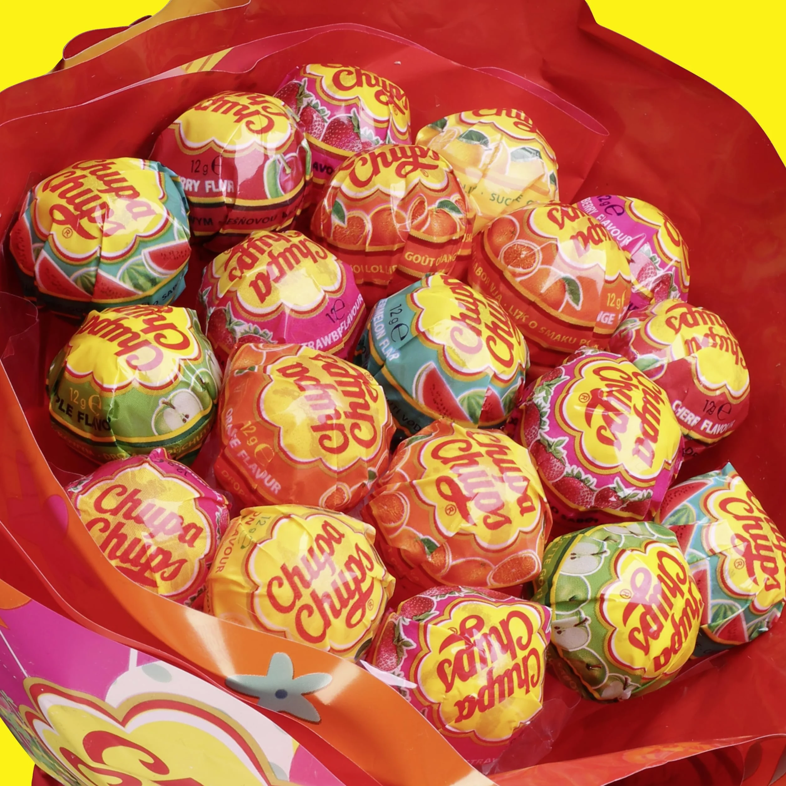 Chupa Chups Lolli Flower Bukiet z Lizaków, Mieszanka Owoców, 19 sztuk