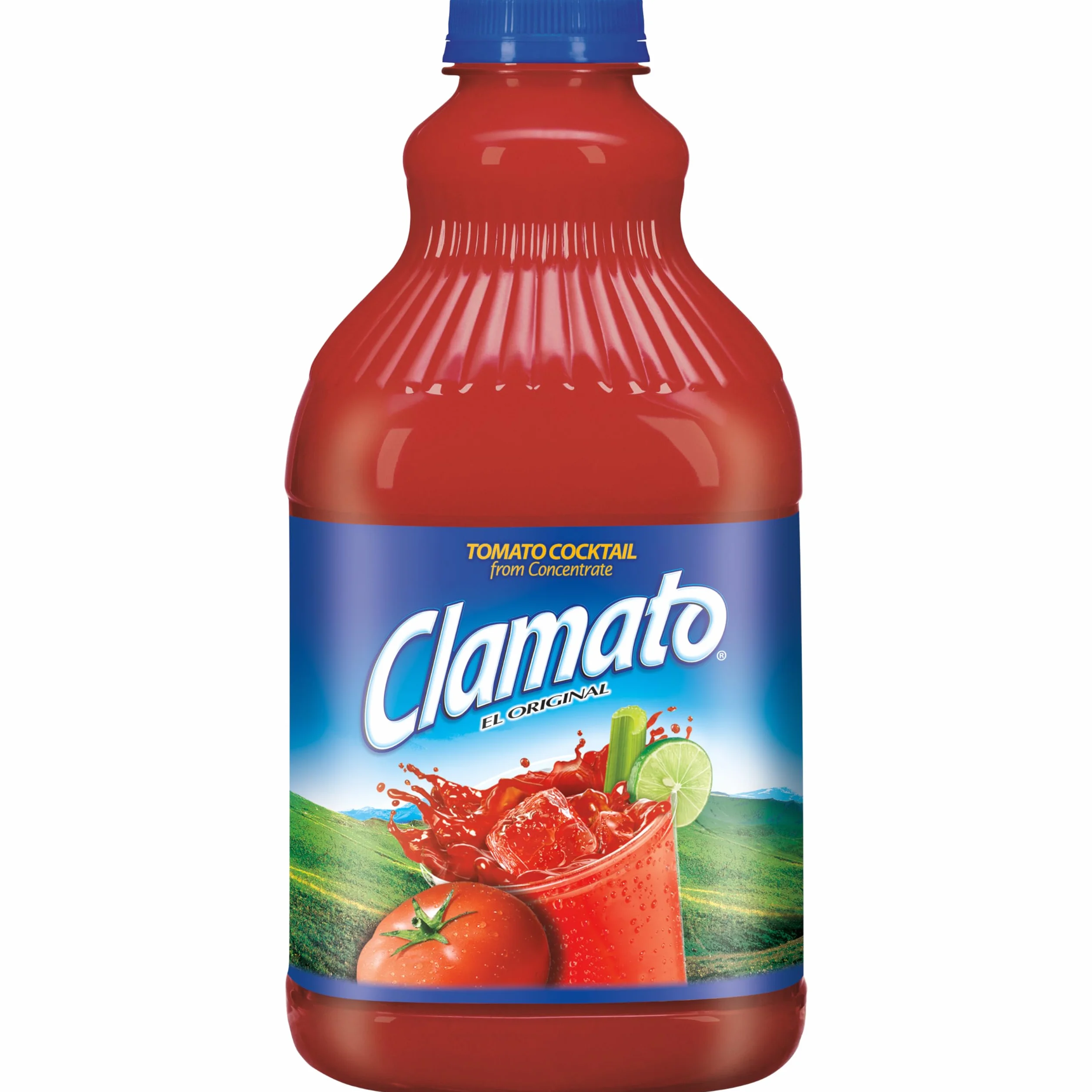 Clamato Tomato Cocktail z Koncentratu, Koncentrat Soku Pomidorowego do Picia Samodzielnie Lub w Połączeniu, Butelka 1,89 Litra