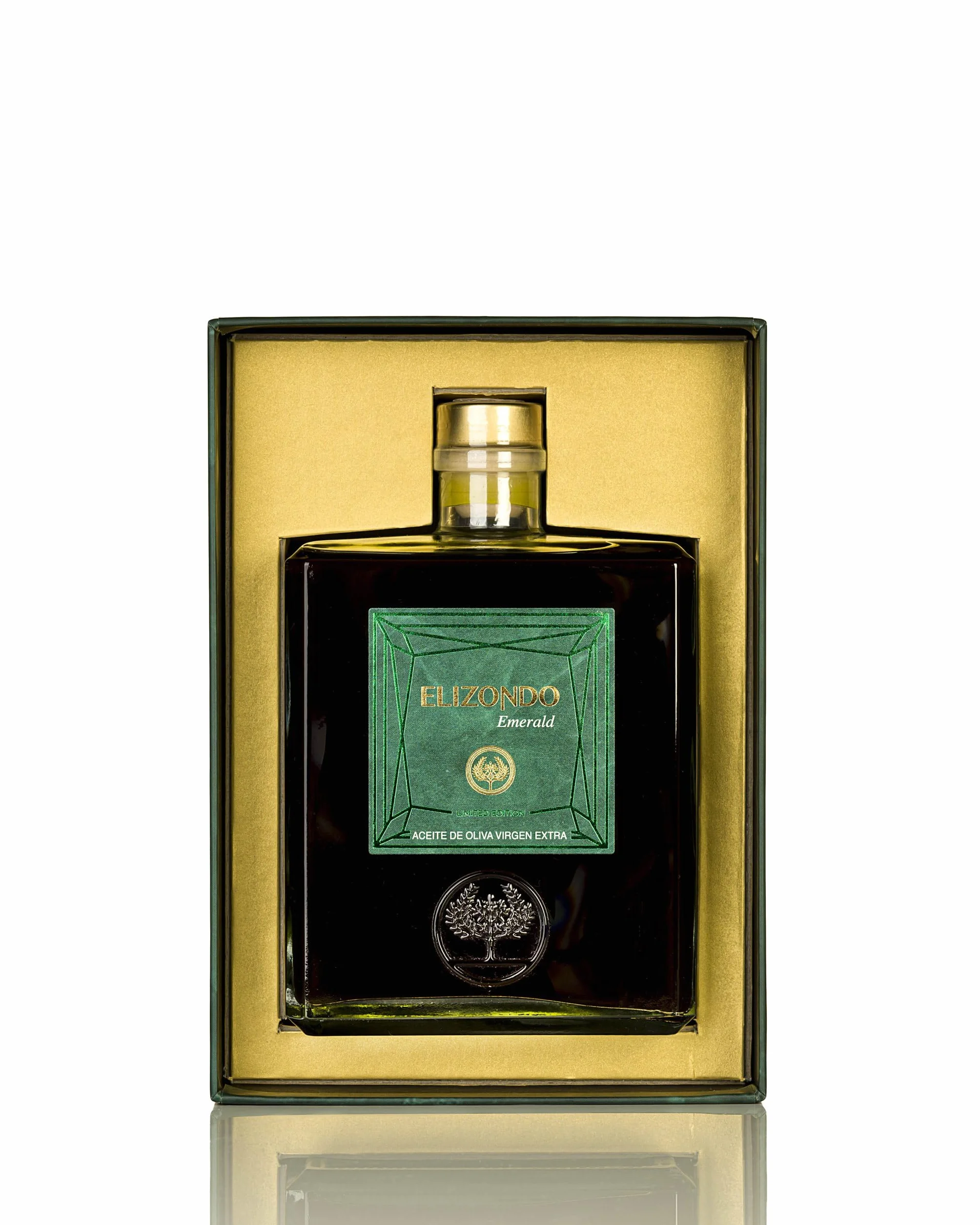 ELIZONDO | Oliwa z oliwek z pierwszego tłoczenia Emerald Limited Edition 1 litr (Ekskluzywny luksusowy futerał)