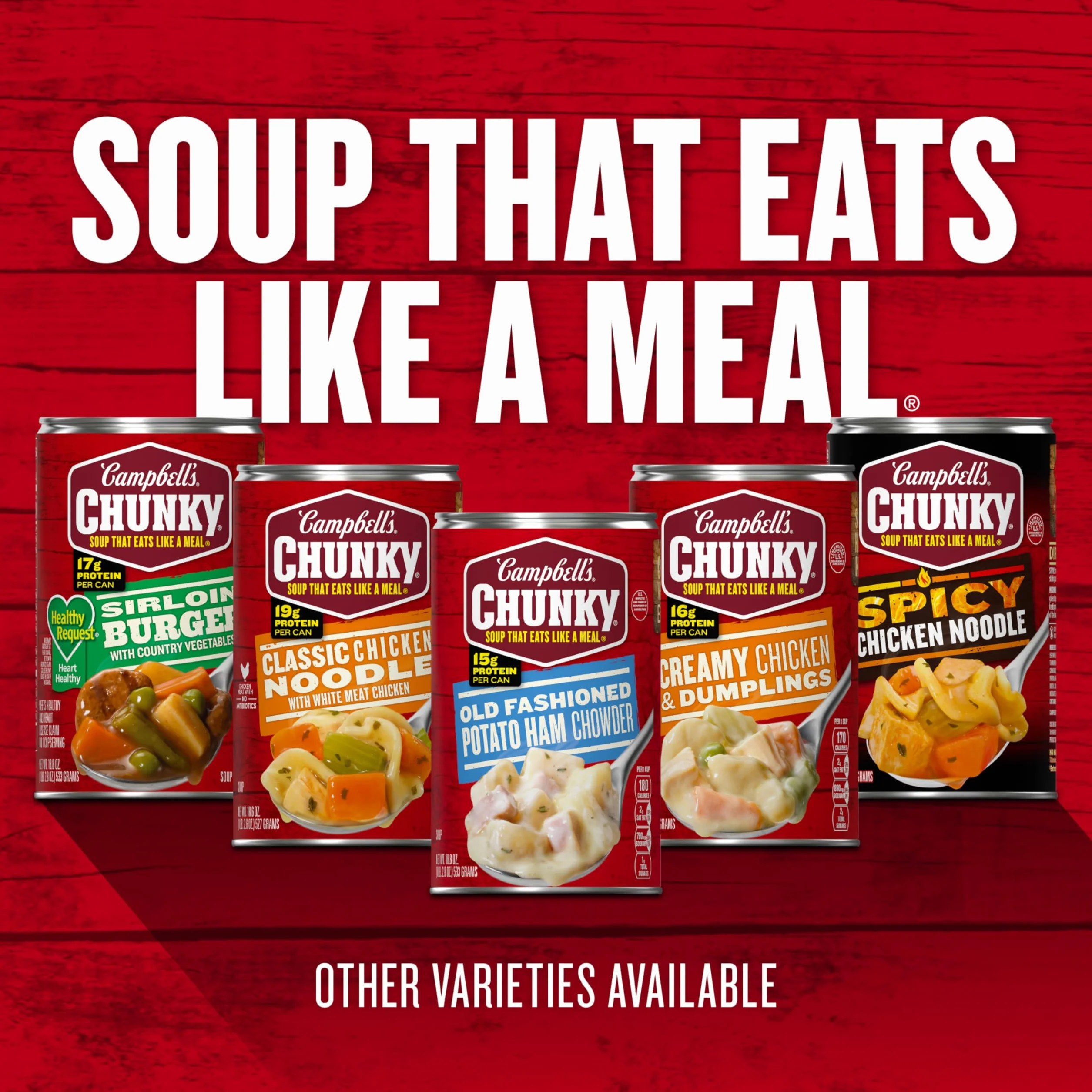Campbell's Chunky zupa, klasyczny makaron z kurczakiem, 18,6 uncji