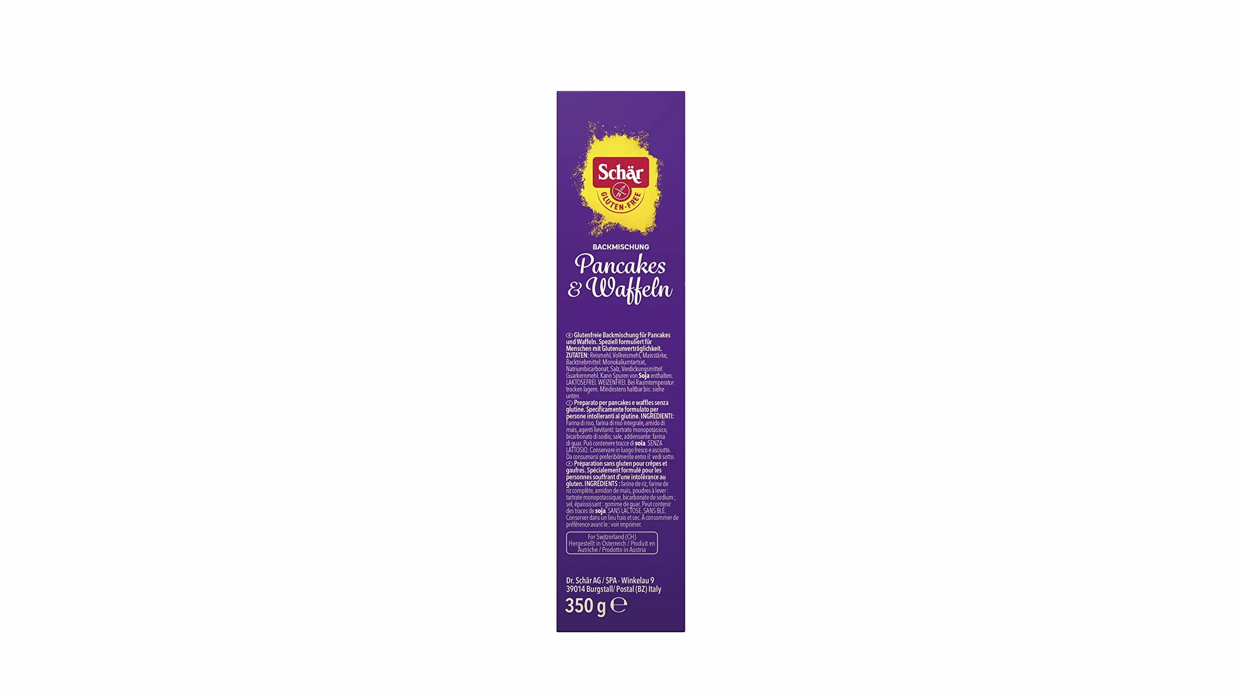 Schär mieszanka do pieczenia pancakes & wafle 350 g