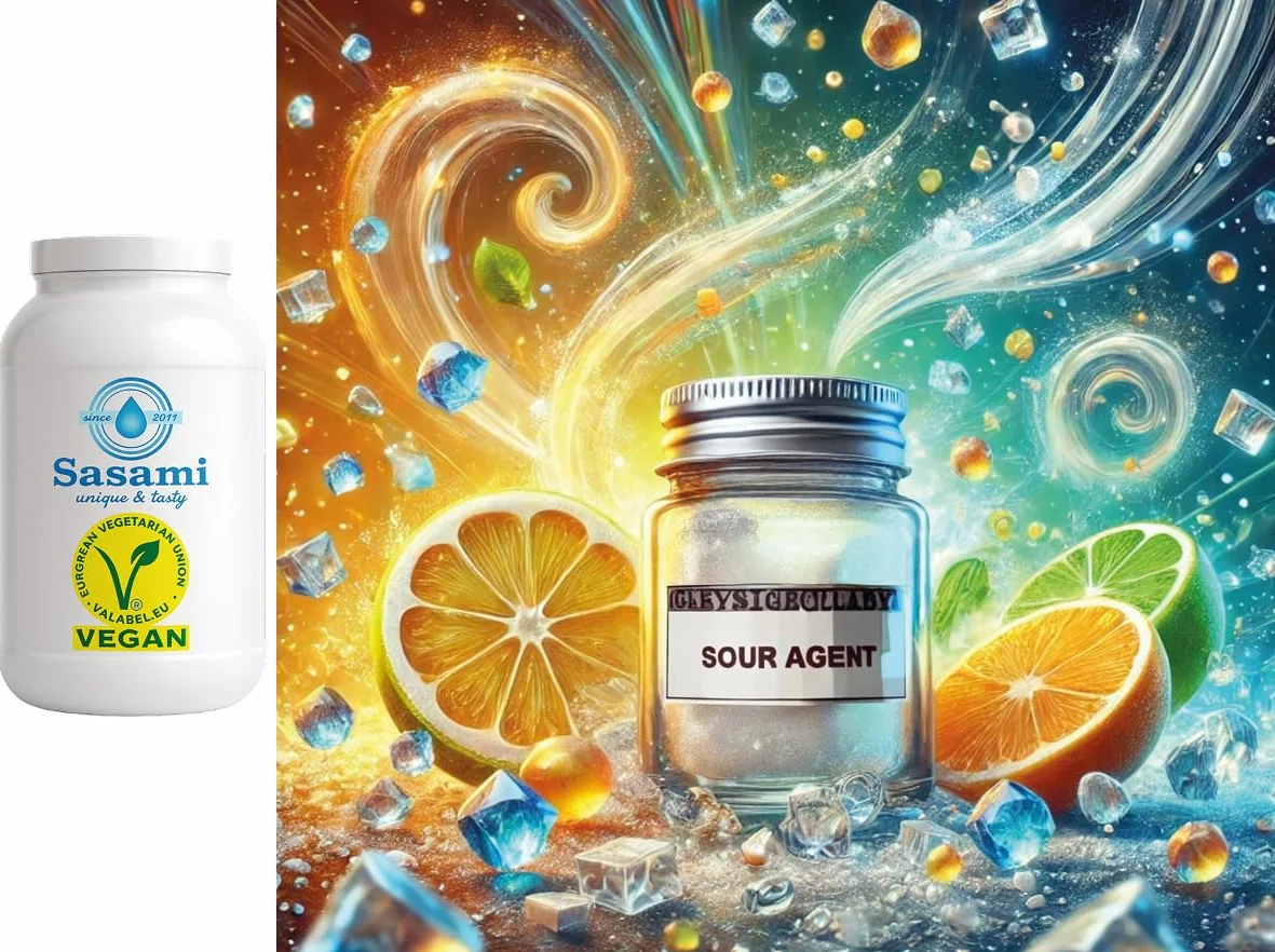 Czysty krystaliczny Sour Agent – E296 – aromat koncentrat – Wegański – Sasami – 10g