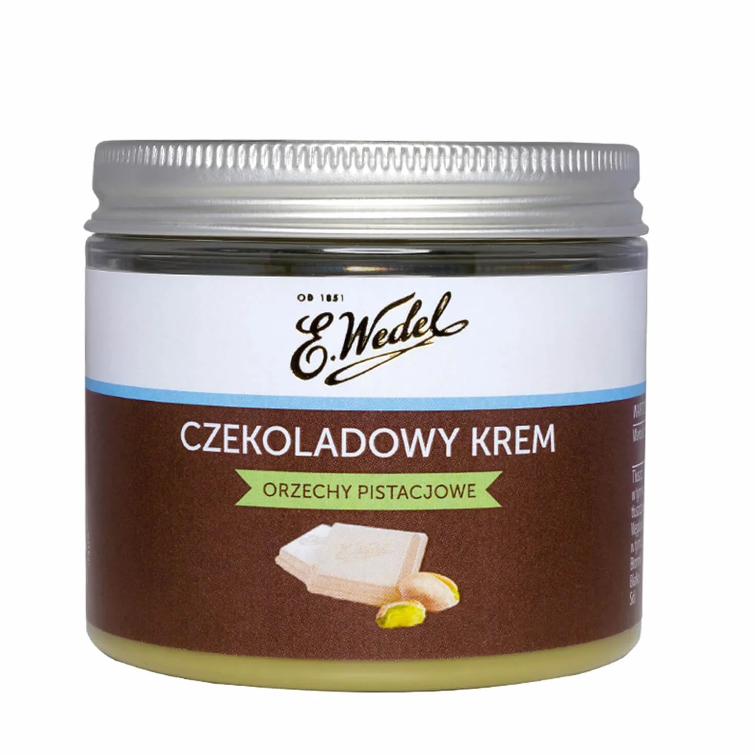 E.Wedel Czekoladowy krem czekolada biała i orzechy pistacjowe 200 g