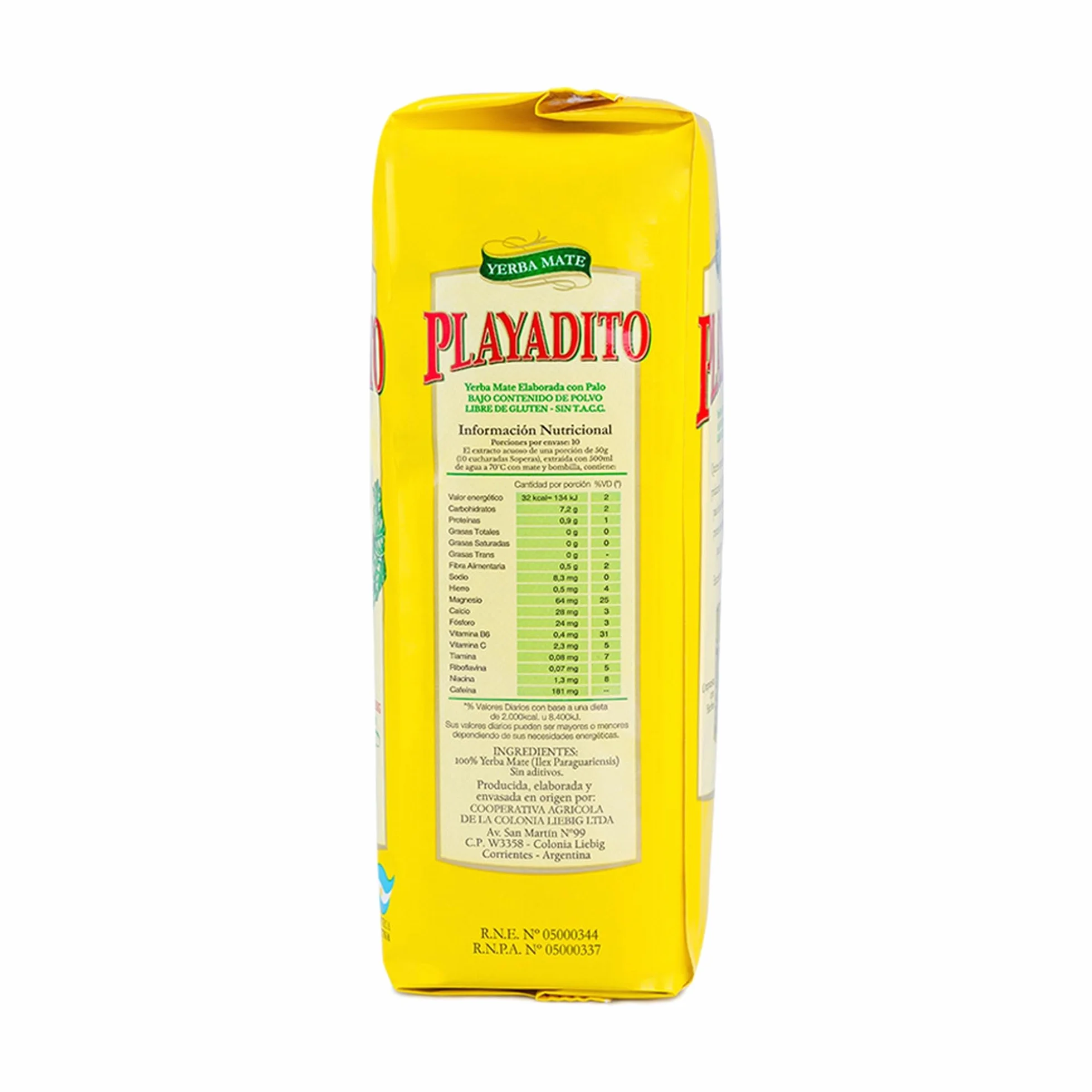Playadito Yerba Mate - z palosami (1 x 1000gr)