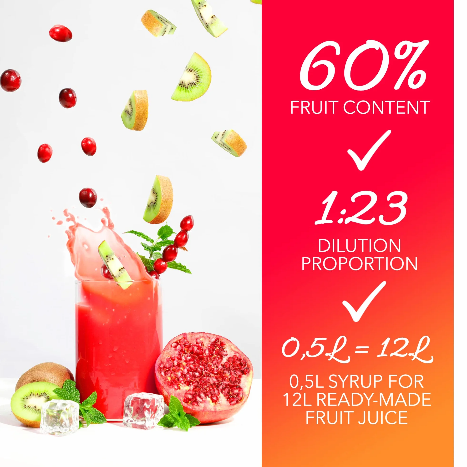 2 x Light - Niskowęglowodanowy - Syrop Fitness by FruttaMax | Zero cukru | ze Stewią | 50% zawartość owoców (2 x 500ml) (2 x Mango - Light)