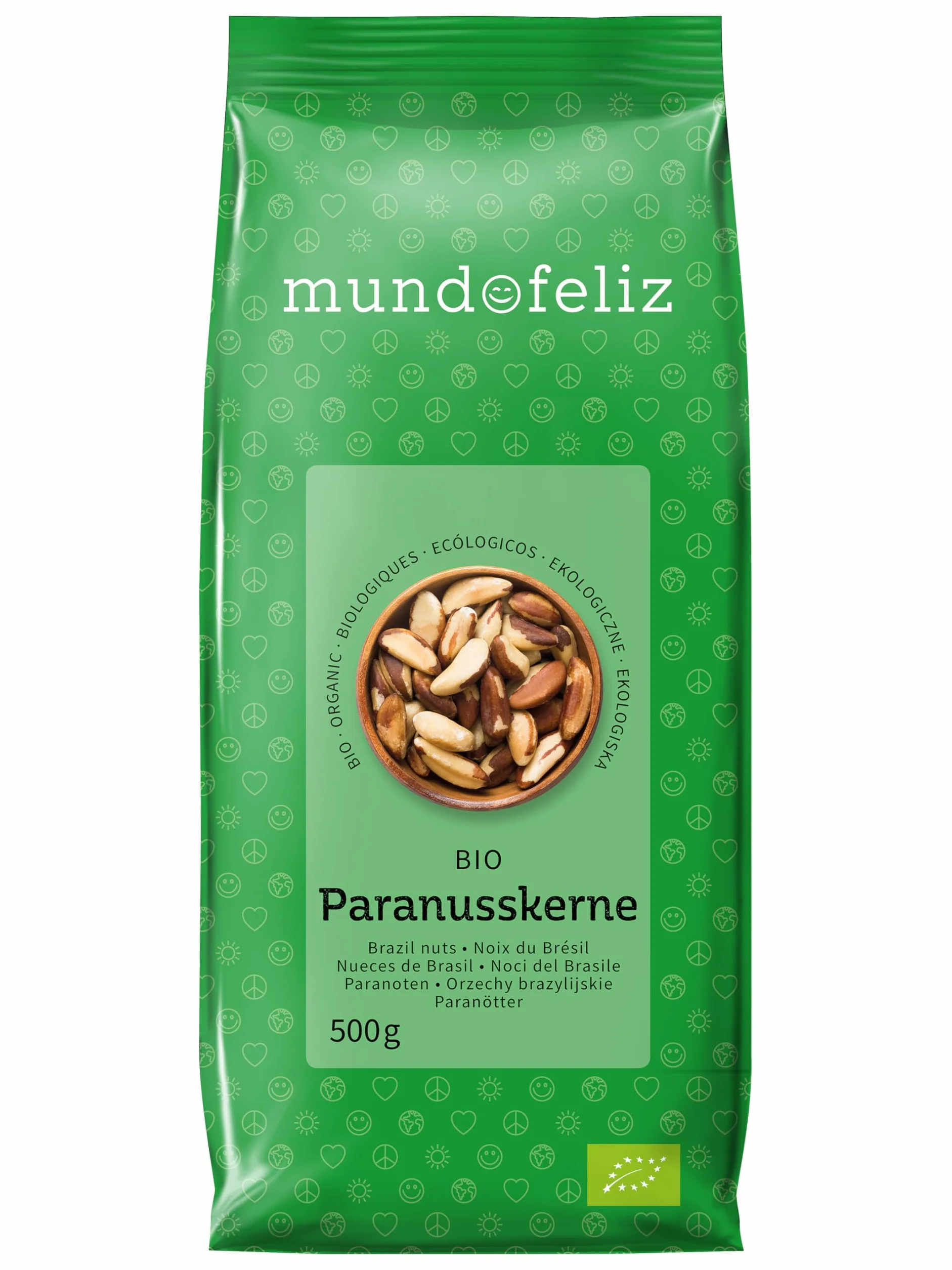 Mundo Feliz Organiczne Orzechy Brazylijskie, Całe, 2 X 500 G