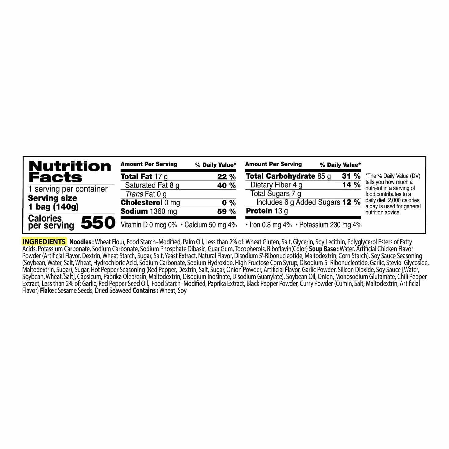 Samyang Bulldark kurczak smażony makaron, (5 x 140 g)