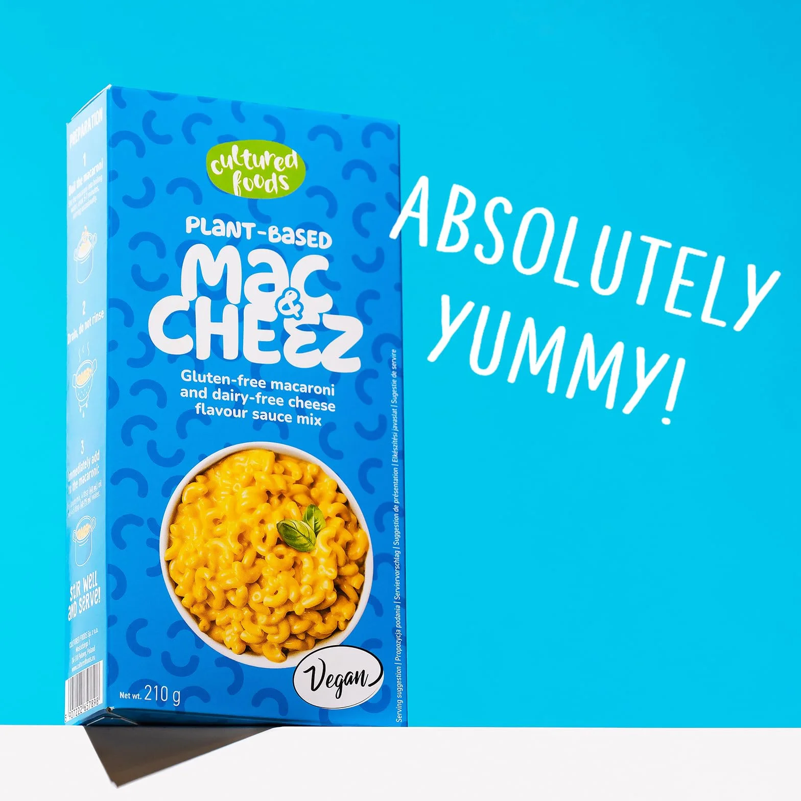 Cultured Foods Wegańskie Mac And Cheese Bez Glutenu Wegański Ser Bez Laktozy Zestaw 2x MAC & CHEEZ