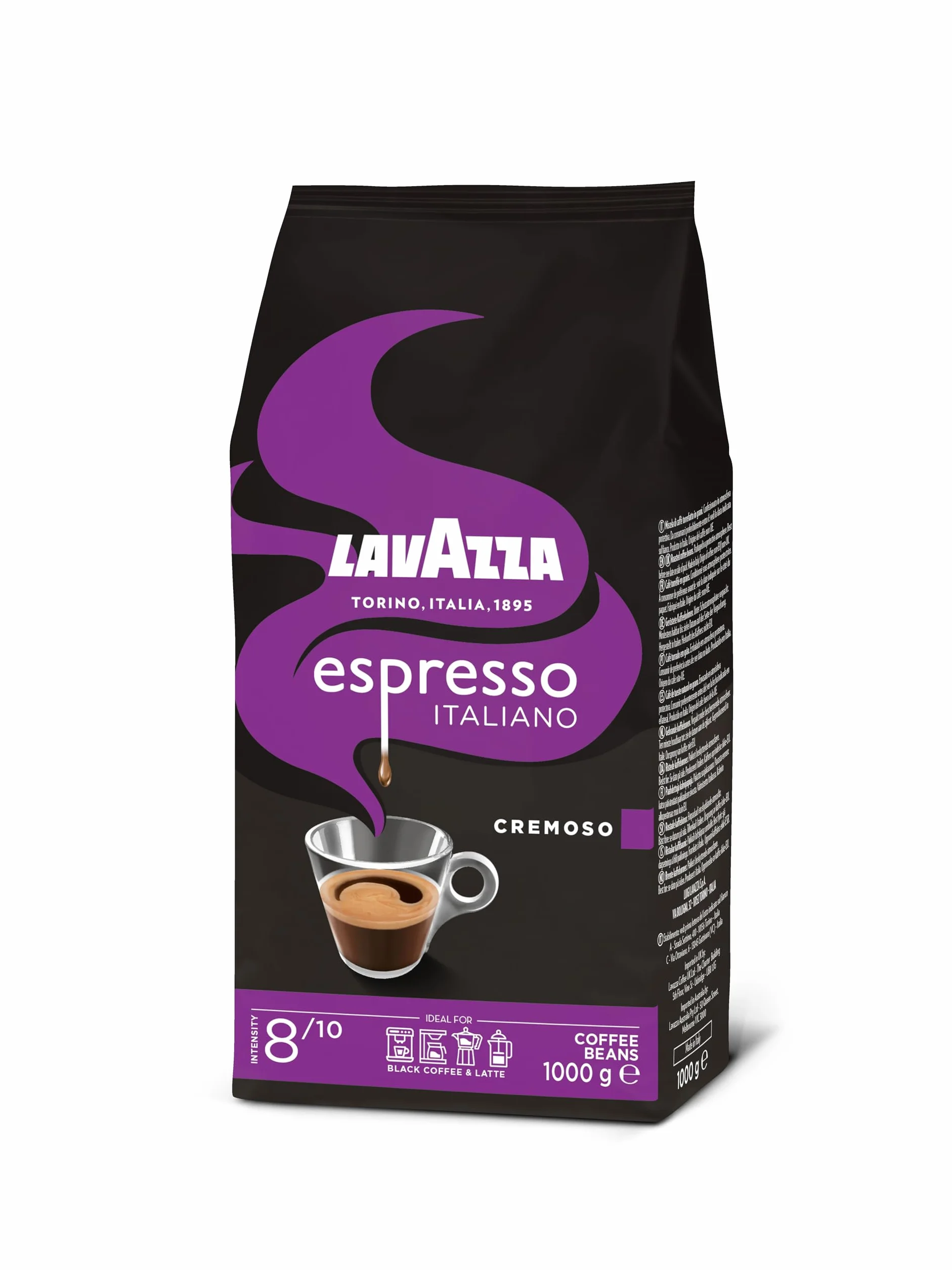 Lavazza Espresso Italiano Cremoso Kawa Ziarnista, Italiano Cremoso, 1 kg