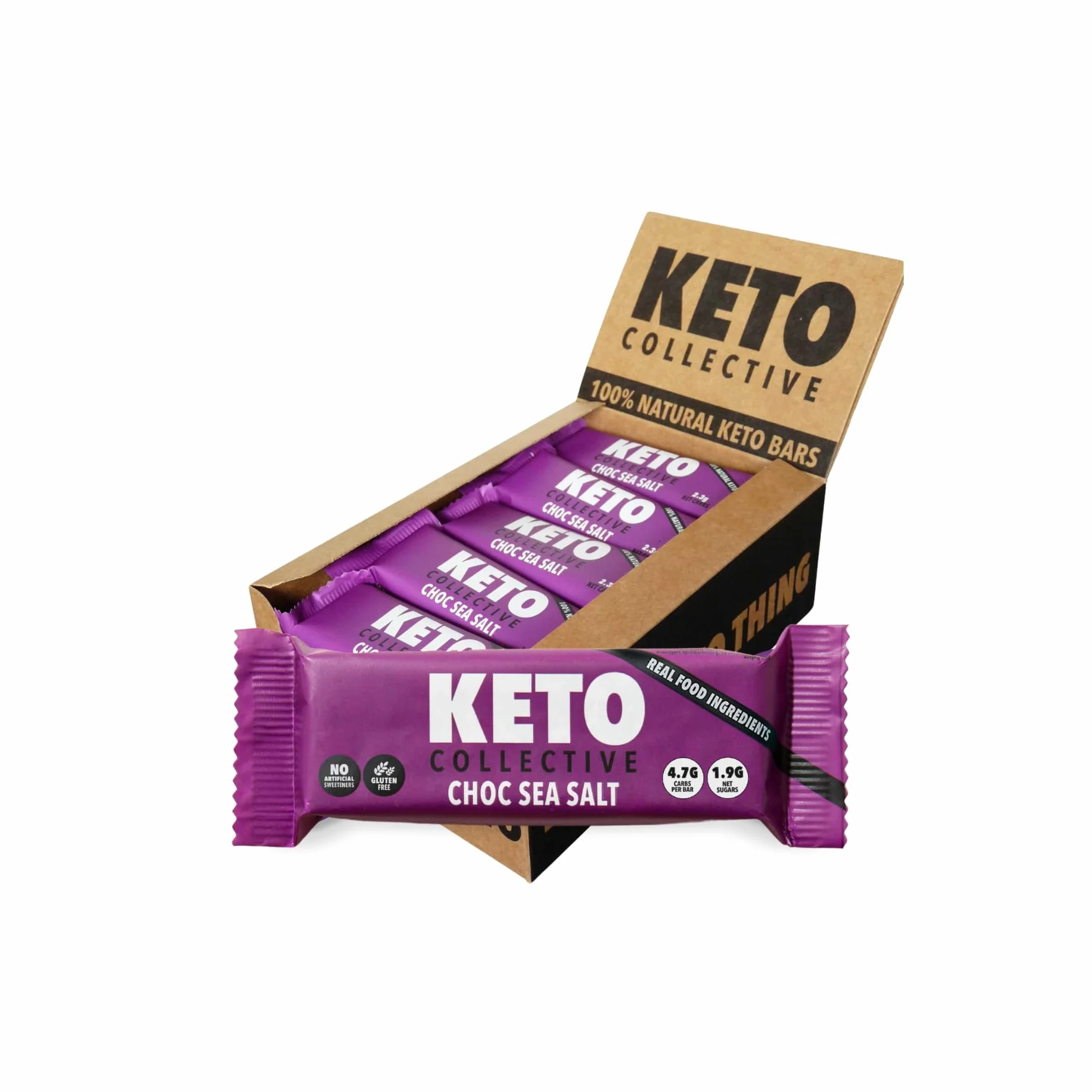 Keto Collective Keto Bars - NOWY PRZEPIS - 15x40g I 2.8g Netto Węglowodanów I Przekąski Niskowęglowodanowe I Wysokie w Błonnik I Naturalne Składniki I Źródło Białka I Przekąski Keto I Bezglutenowe I Wegańskie