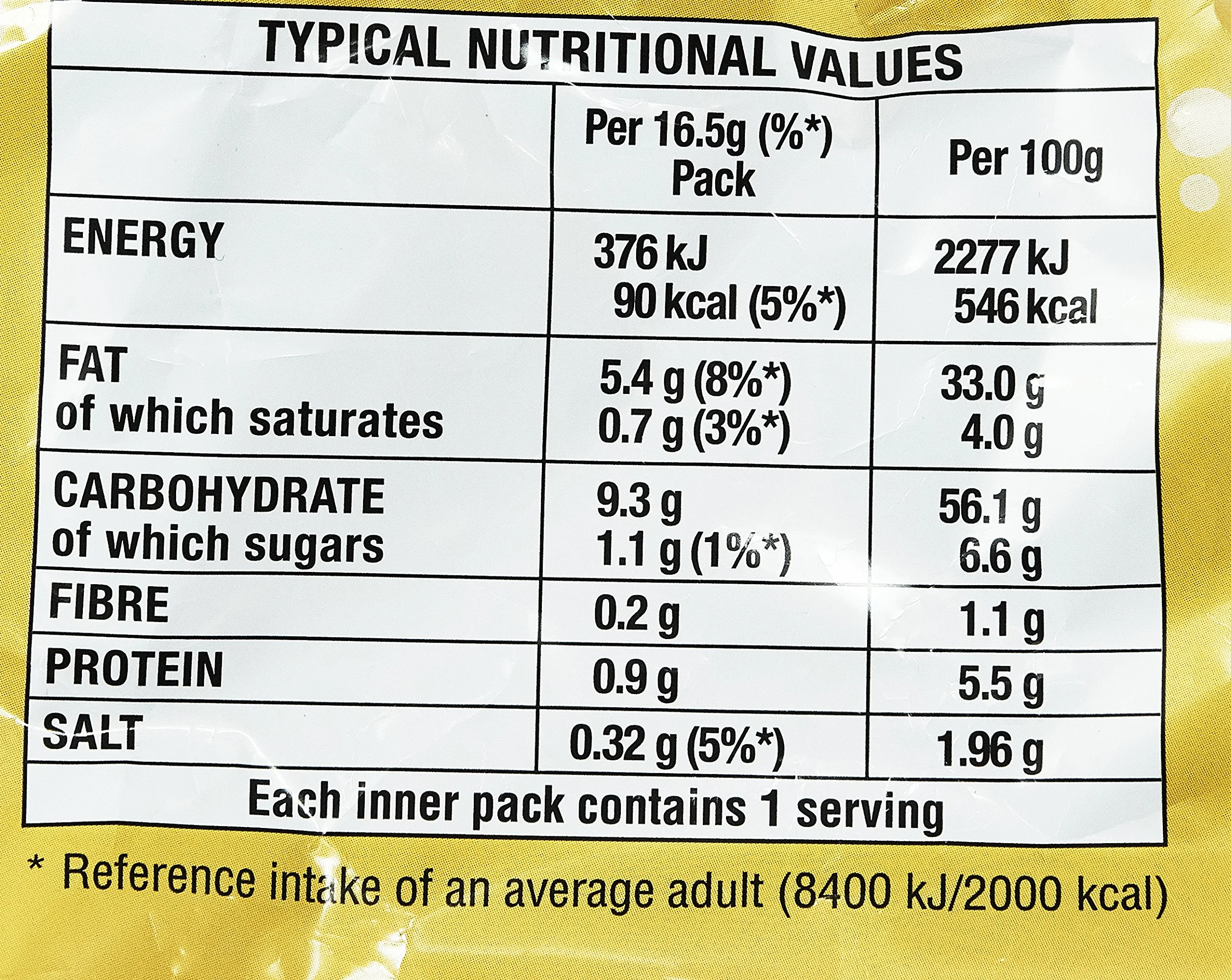Walkers Wotsits Really Cheesy Snacks, 16,5 g, opakowanie 24 szt