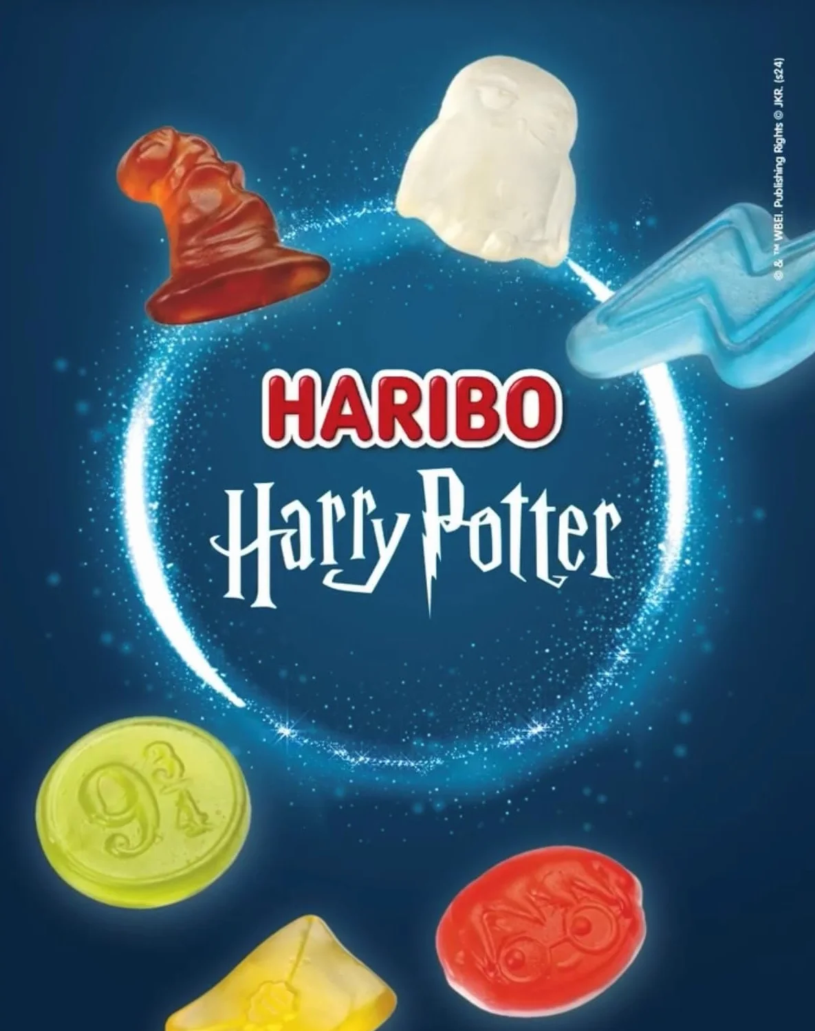 Haribo Zestaw 3 sztuk Harry Potter Special Edition 160 g Mieszanka Gum Owocowych