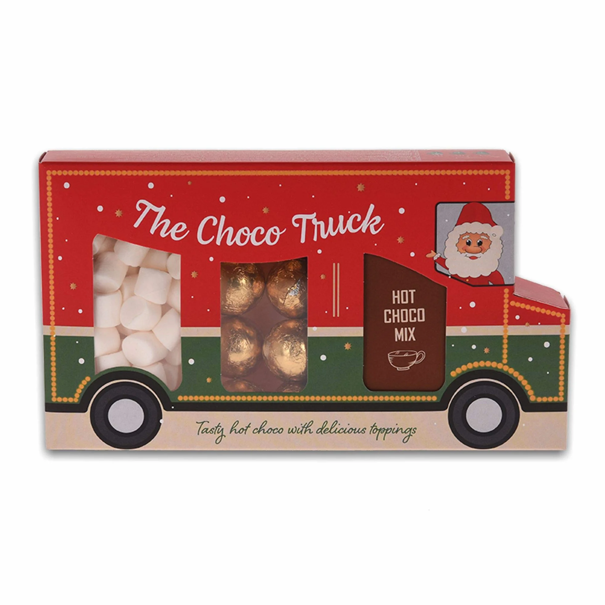 Becky´s The Winter Choco Truck – czekolada do picia, pianki i złote czekoladowe pralinki, 125 g