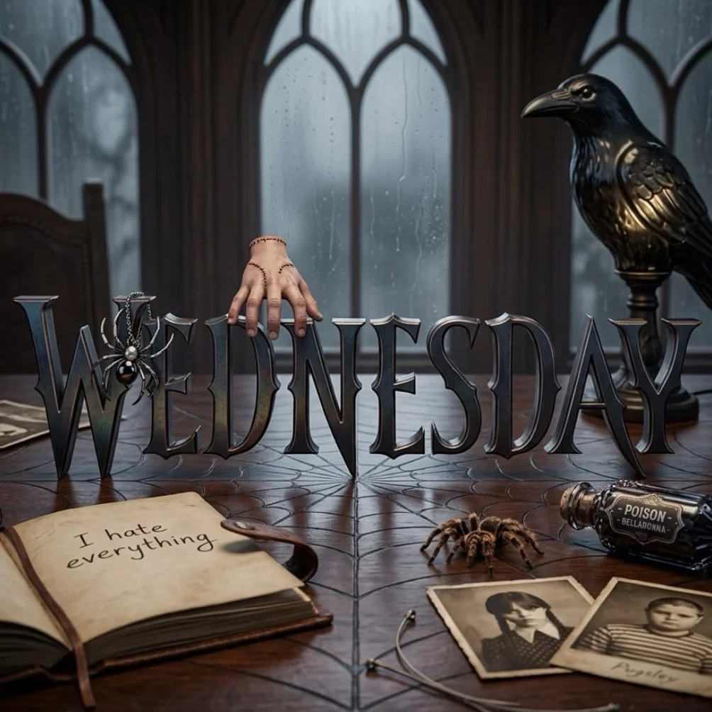 Wednesday filiżanka i ekskluzywne skarpety