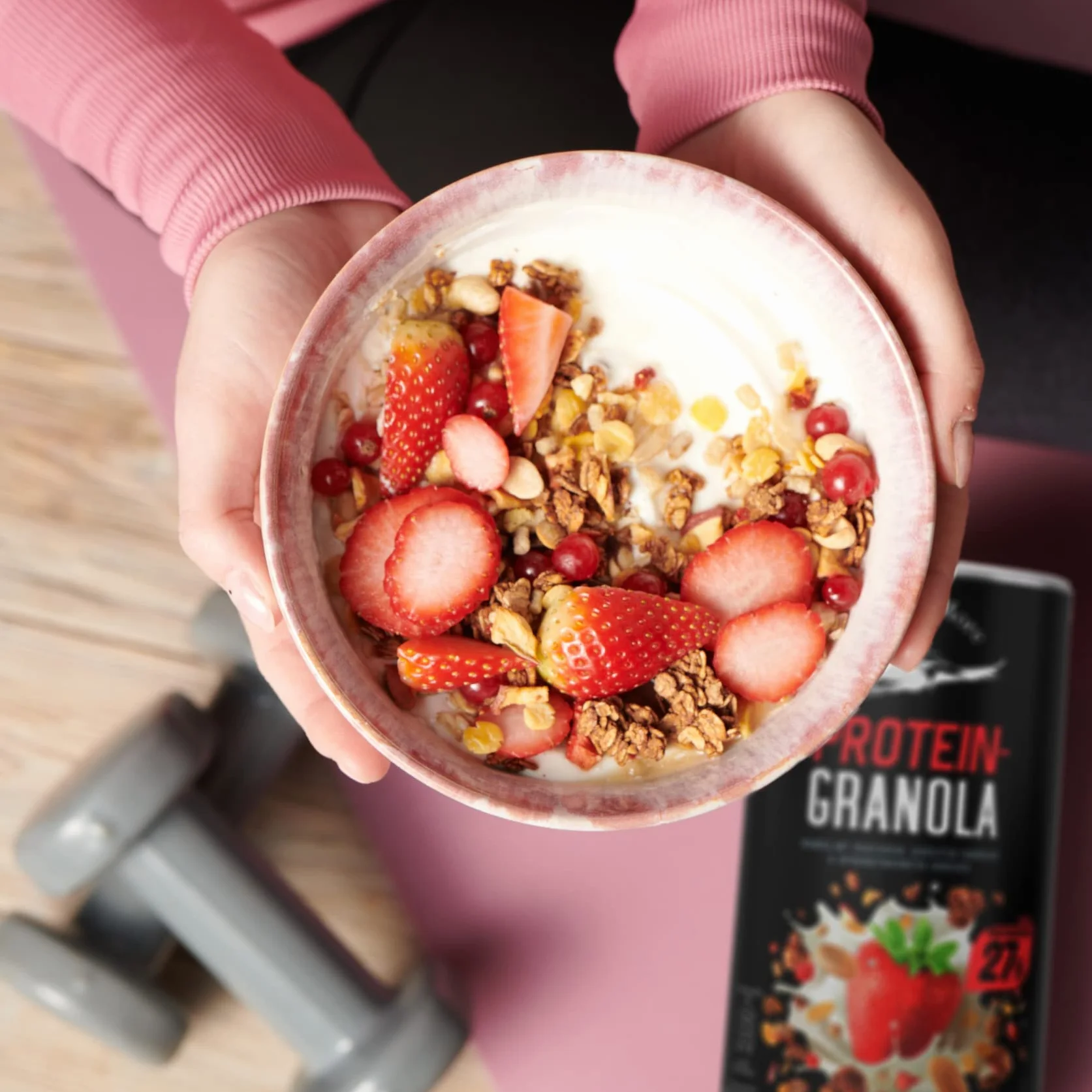OneDayMore Granola Proteinowa Refill Pack | Refill 4-pak x  400 g | 28% białka | Dużo owoców, bez syropu glukozowo-fruktozowego i oleju palmowego | Ekonomiczny zestaw