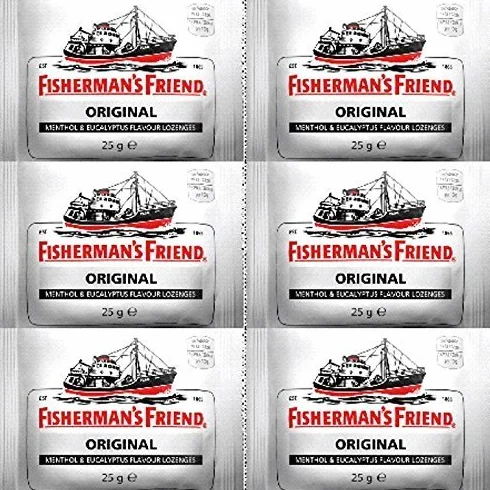 Fishermans Friend oryginalne bardzo mocne pastylki do ssania 25 g x 12 opakowań od Fishermans Friend