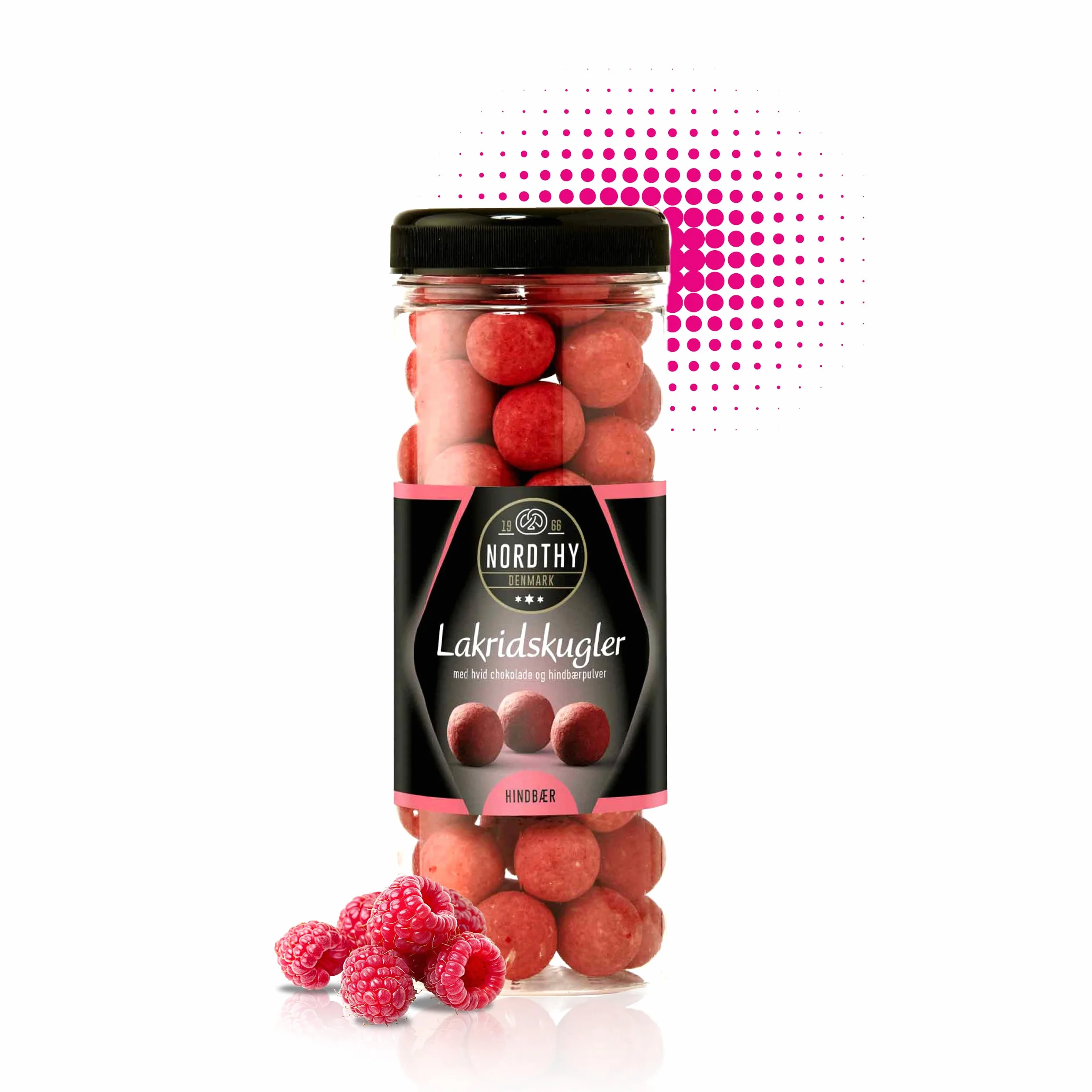 Nordthy Kulki Lukrecjowe 300g Malina Zestaw Prezentowy Lukrecja