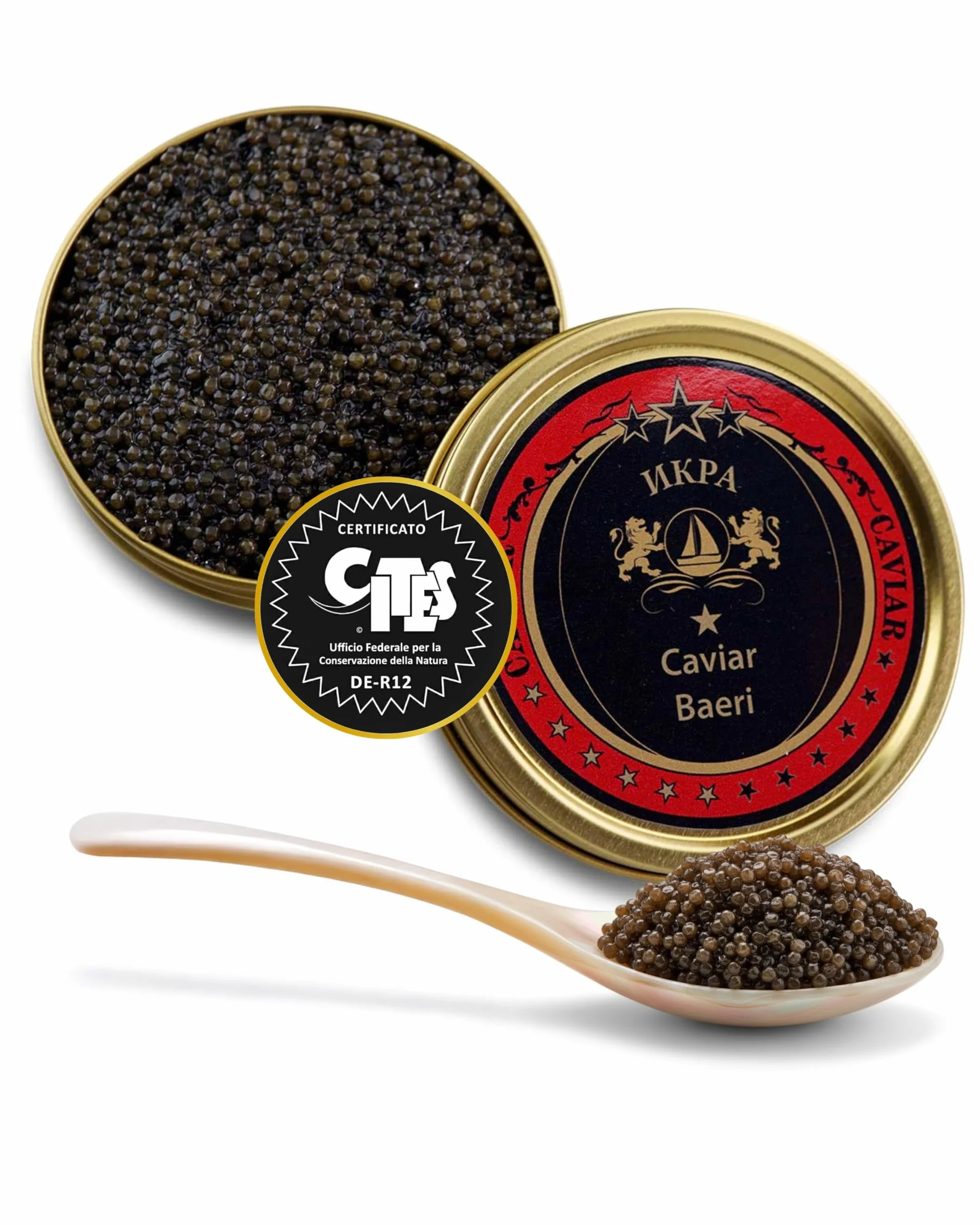 Kawior z jesiotra syberyjskiego Classic 250 g hodowla UE