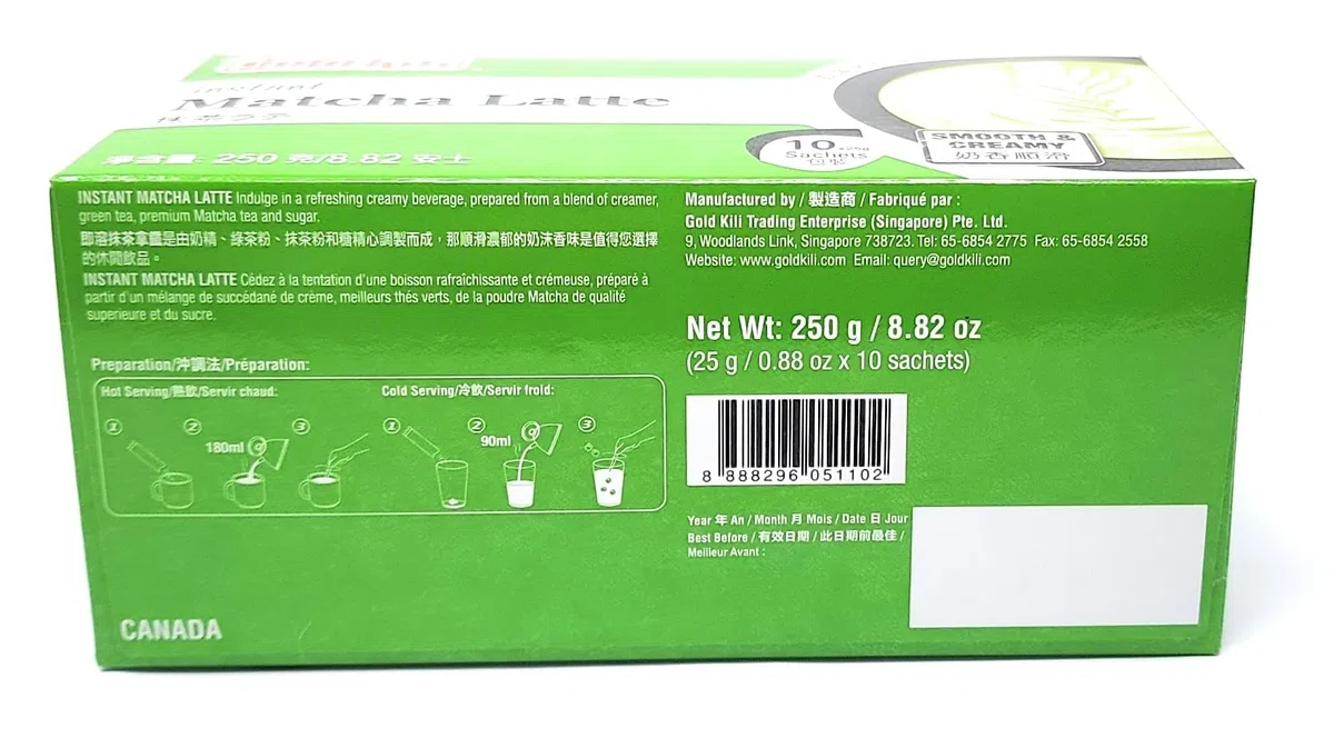 Gold Kili Instant Matcha Latte (2 sztuki)