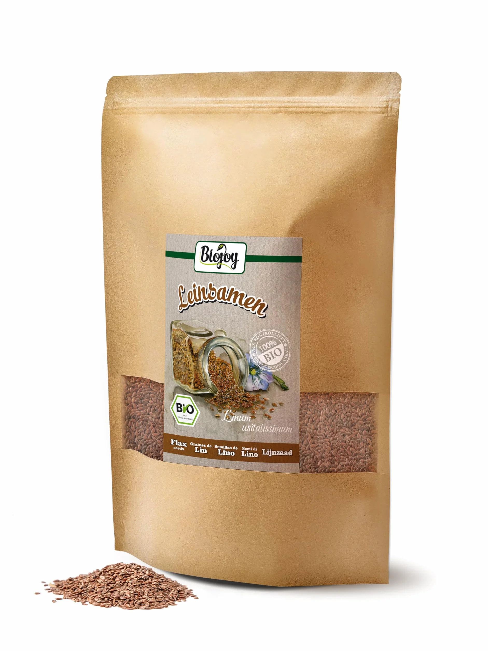 Biojoy BIO-Siemię lniane całe 1,5 kg