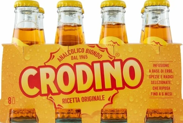 Crodino 100 ml x8 aperitif szkło włoski napój bezalkoholowy