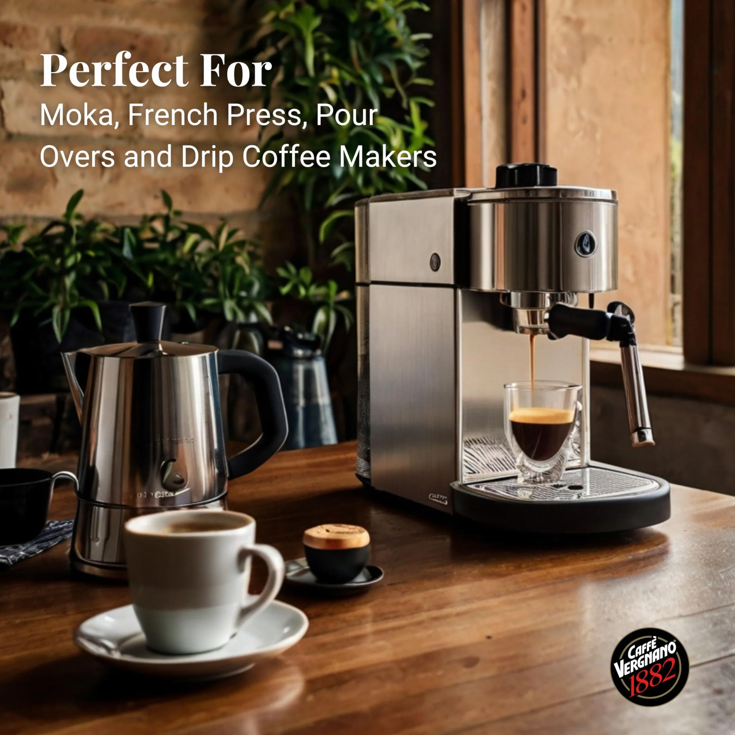 Caffè Vergnano 1882 Anticabottega Kawa Ziarnista, Espresso Roast