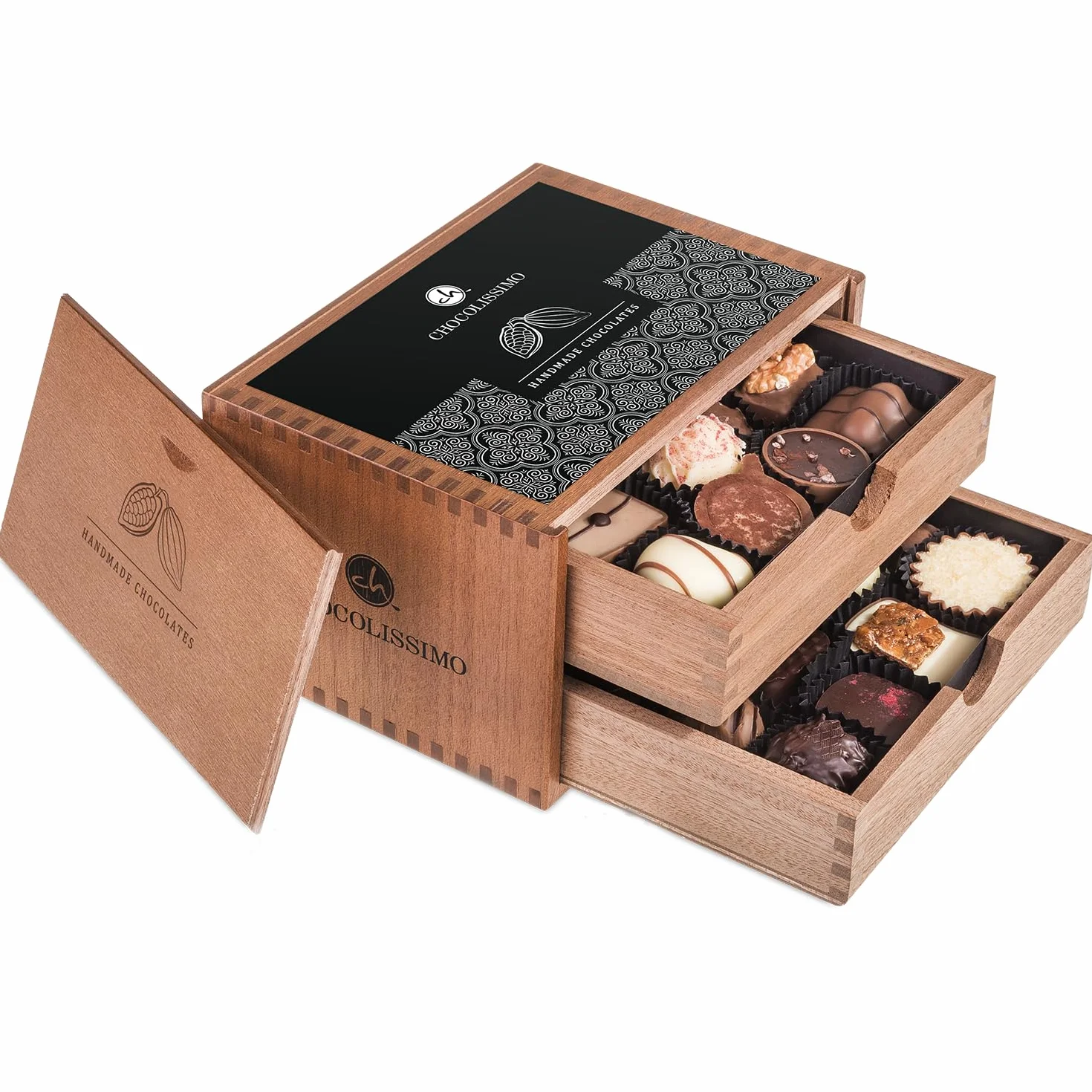 Pralinki Chocolaterie 20 x - | czekolada | przyjęcie | prezent | dzieci | dla mężczyzn | dla kobiet | do domu | ozdoba | dekoracja | słodycze | pyszne | wykwintne | pralinki| pudełko | czekoladki | wesele | urodziny | imieniny | walentynki | święta | Boże