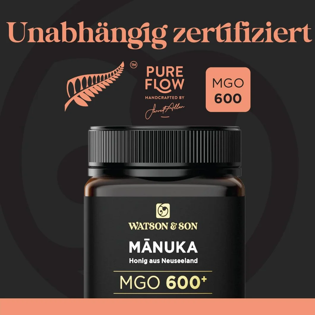 Miód Manuka MGO 600+ 1 kg z Nowej Zelandii
