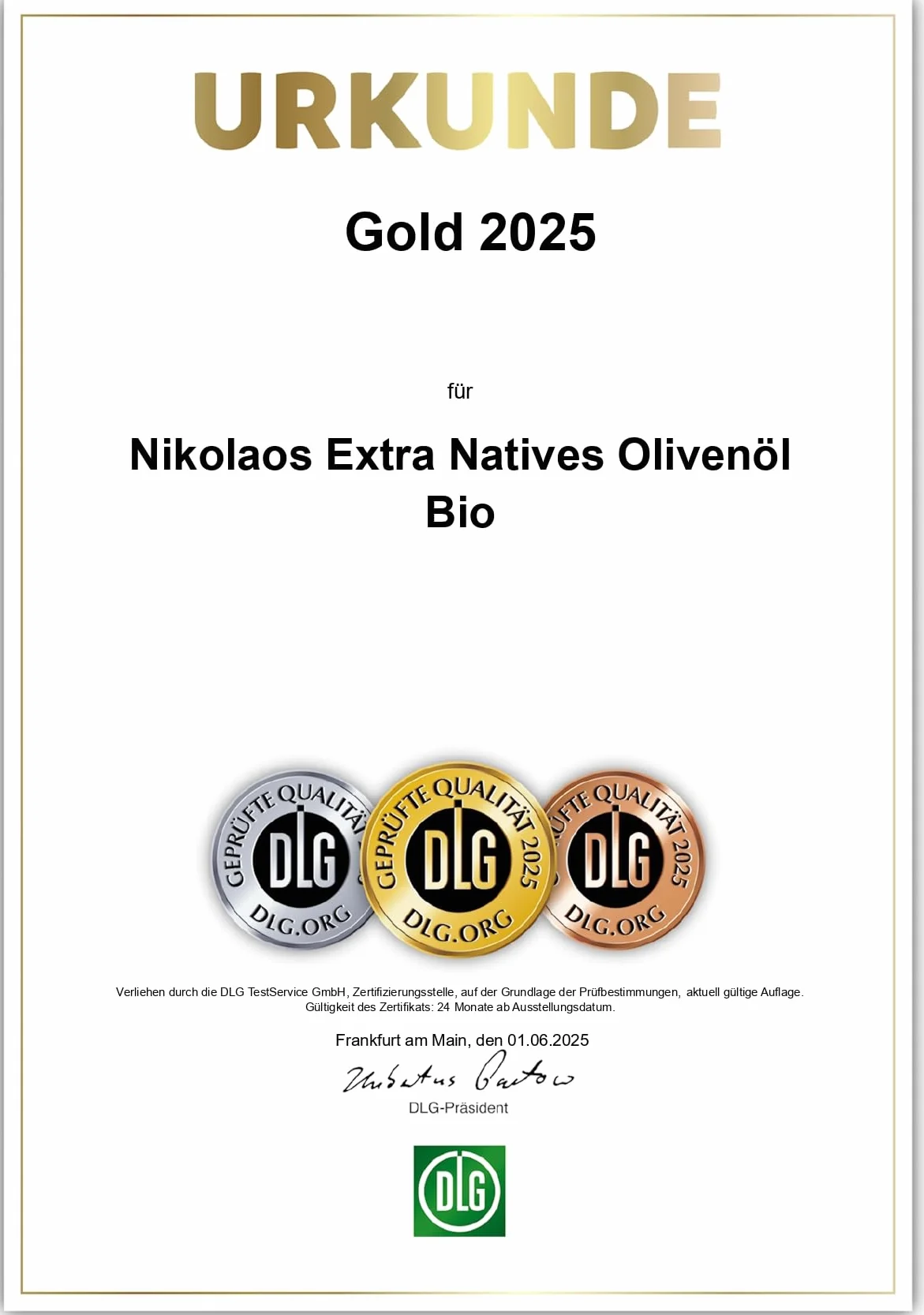 Bio Oliwa z oliwek ekstra 5 litrów " Nikolaos "