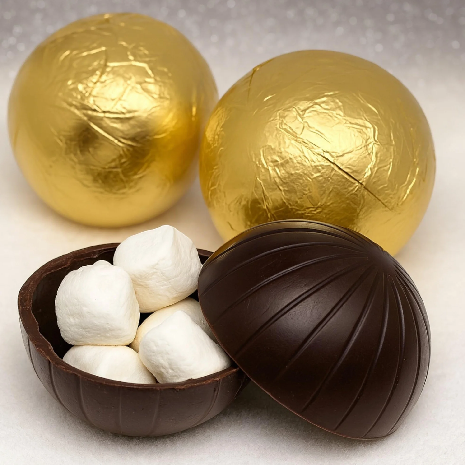 Magic Dark Chocolate Ball kule czekoladowe z piankami do gorącej czekolady 9 sztuk